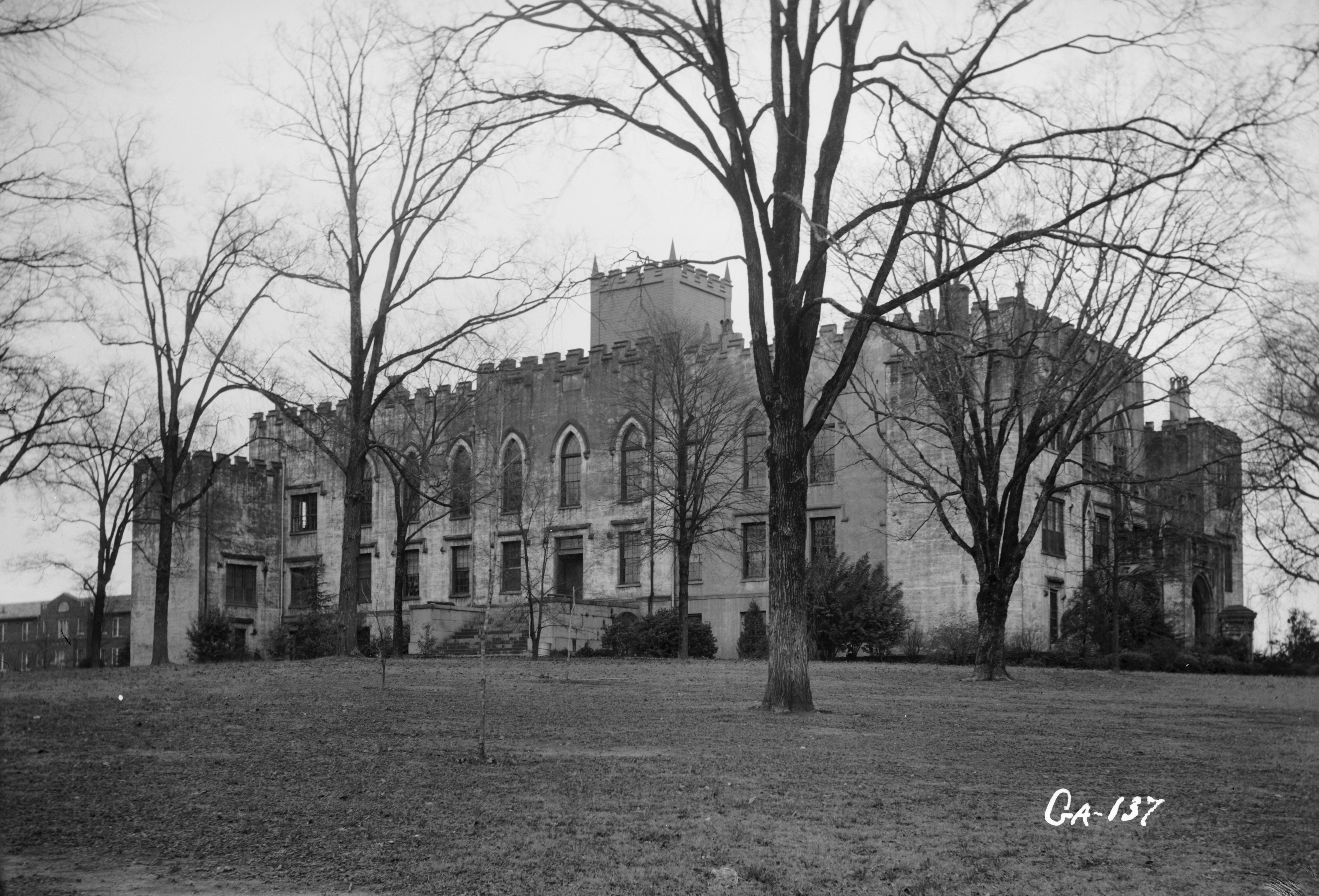 Old State Capitol, Milledgeville, Baldwin County, GA - General view.