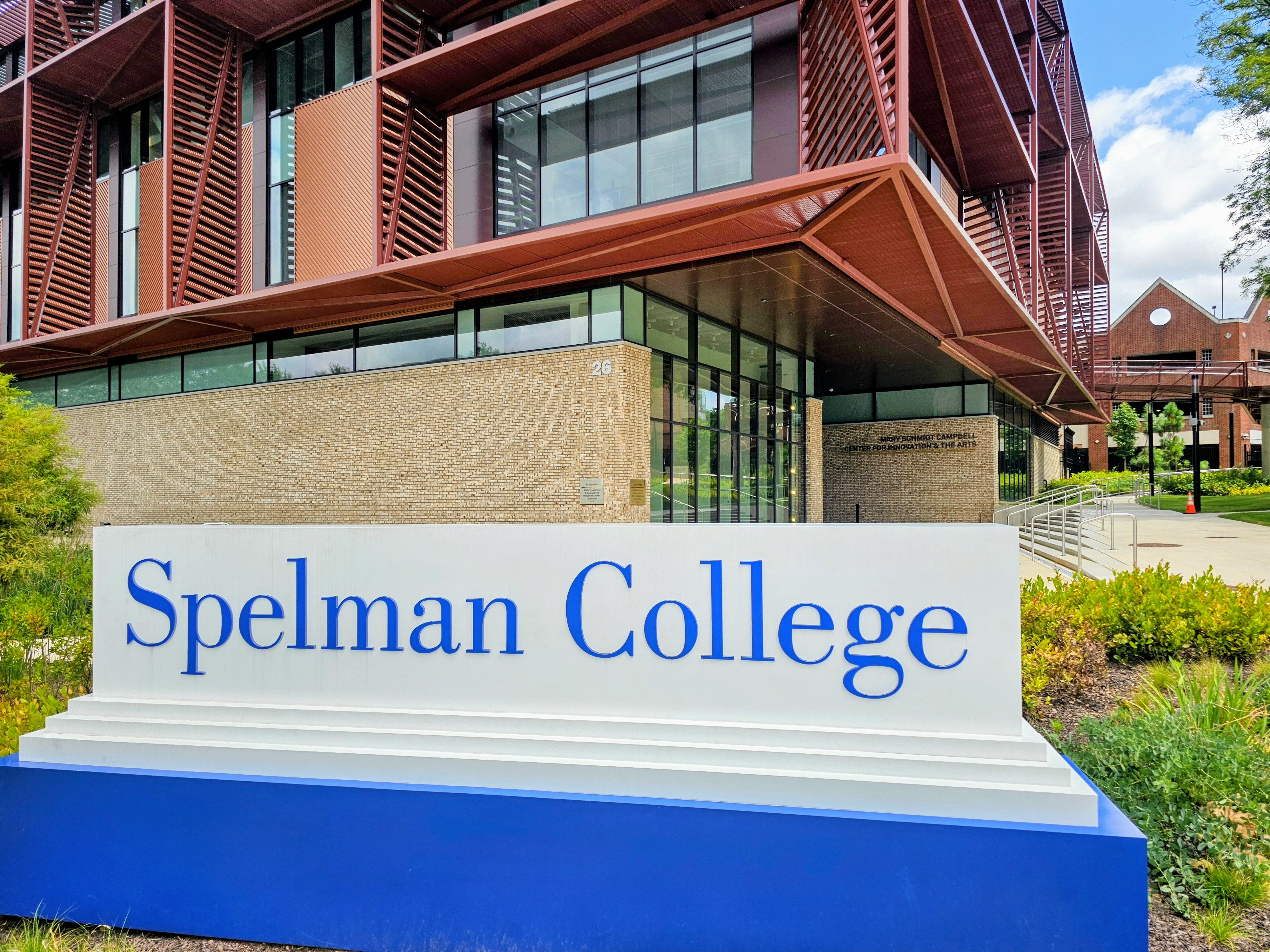 Spelman College sign in 2025