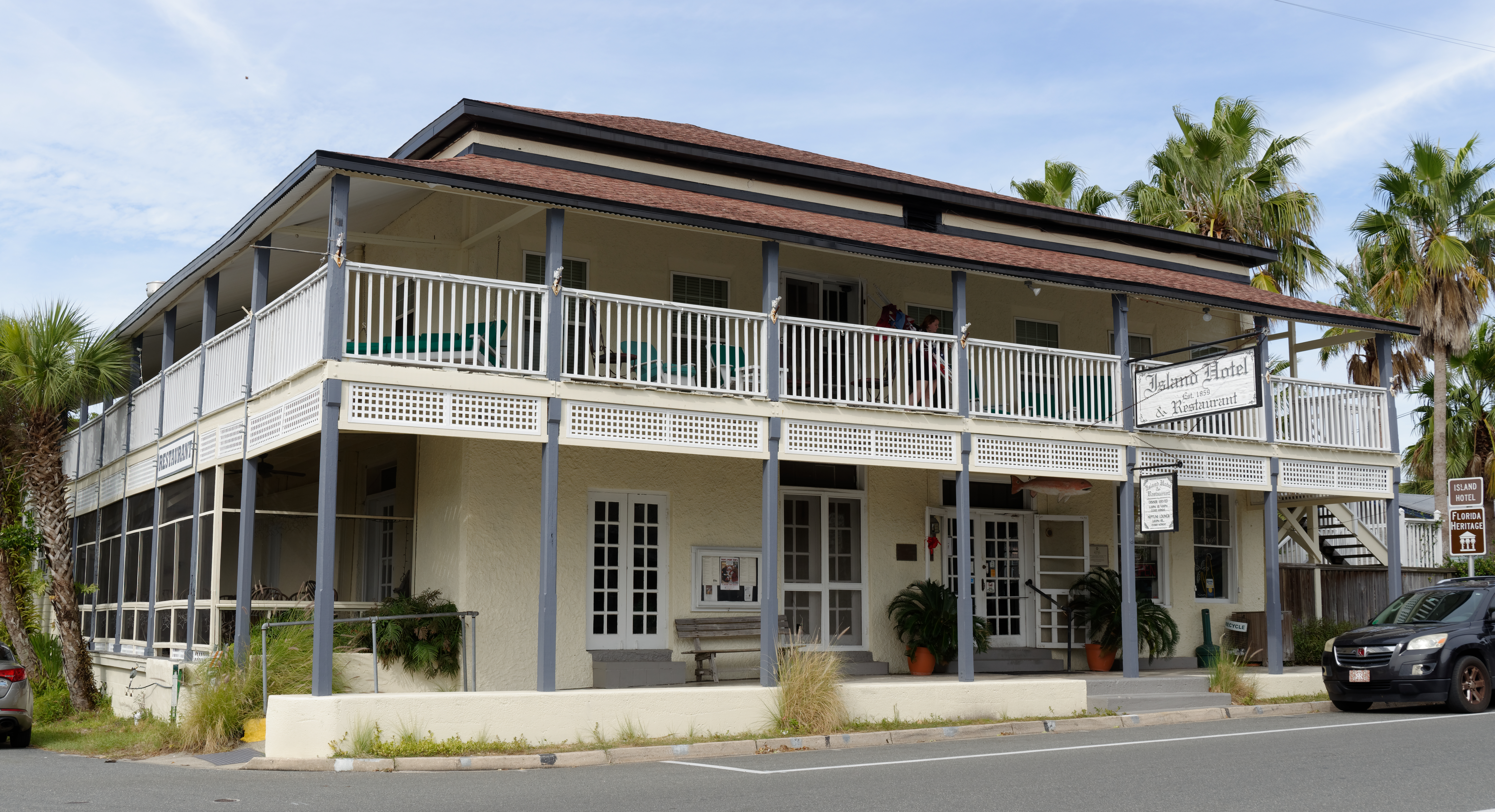 Island Hotel in Cedar Key, Florida, US