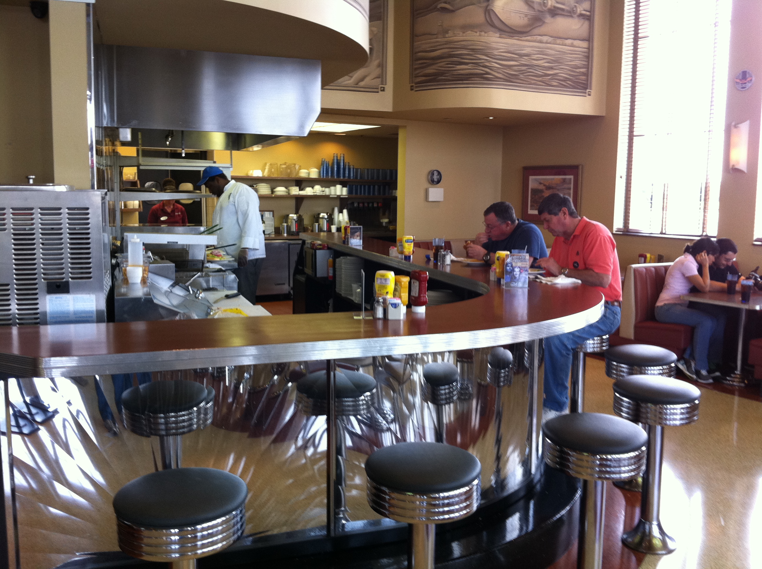 The Compass Rose Diner at Fantasy of Flight in Polk City, Florida.