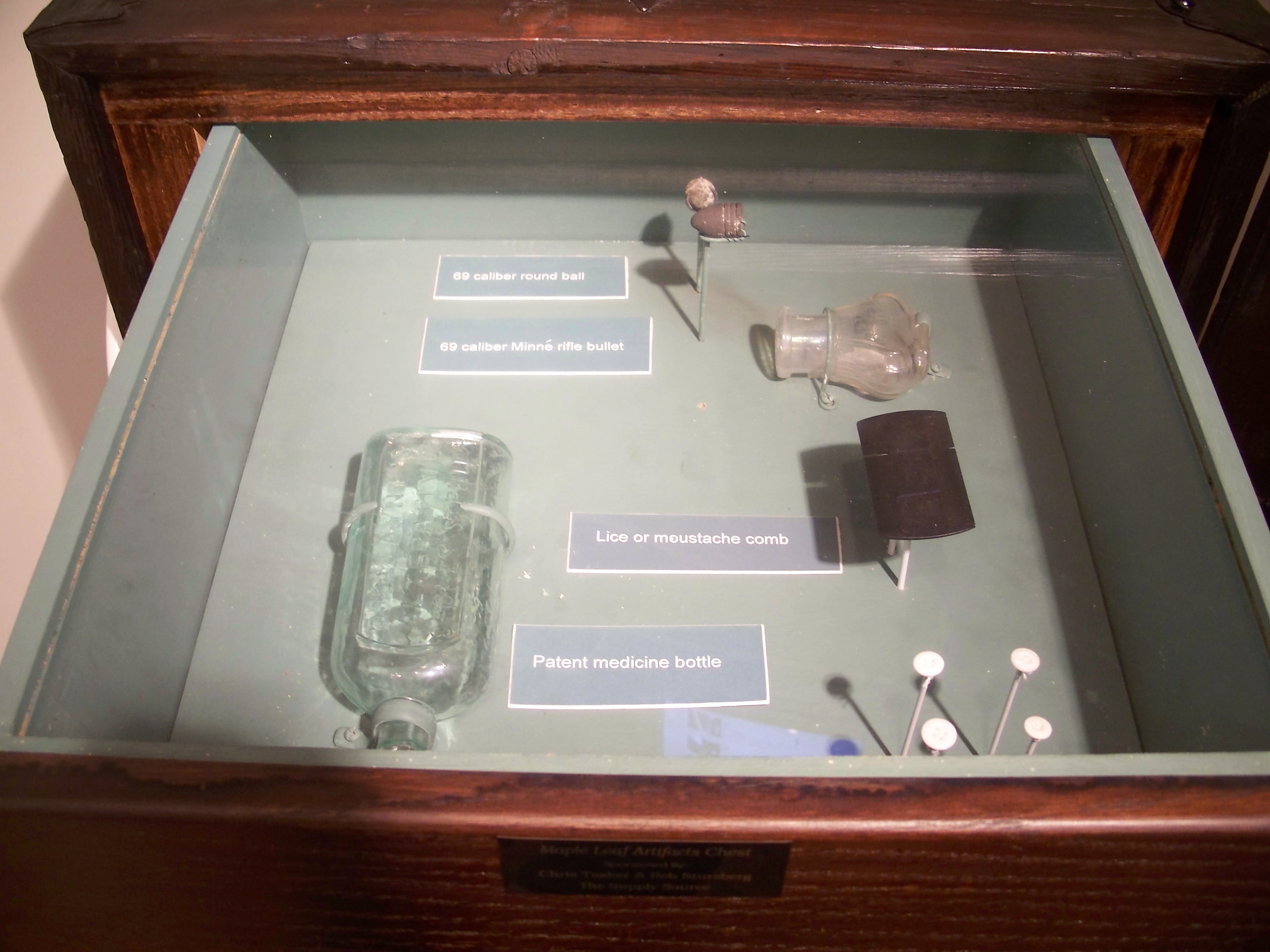 Mandarin, Florida: Maple Leaf: Artifacts from the wreck