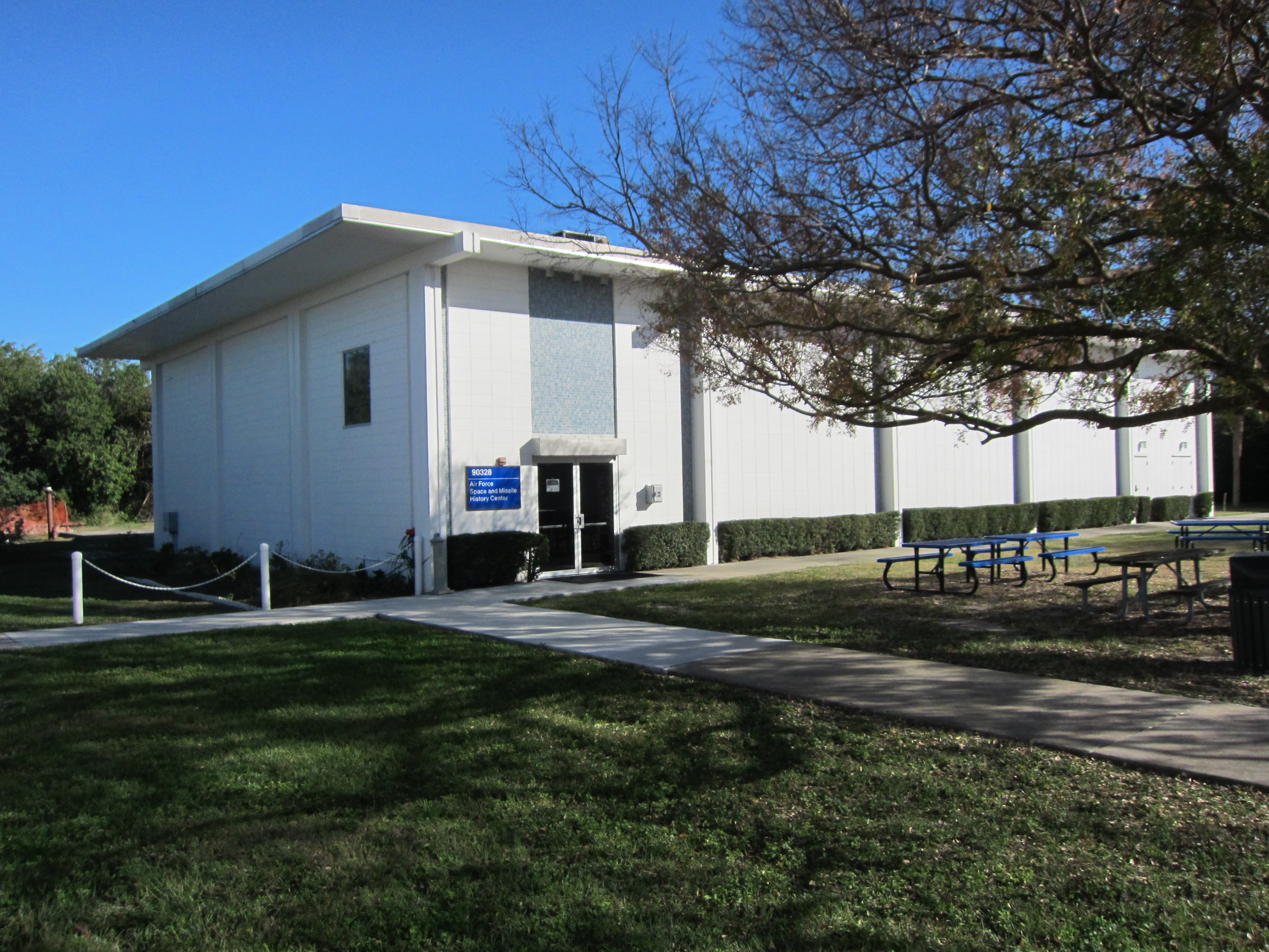 Air Force Space and Missile History Center, 100 Spaceport Way, Cape Canaveral, Florida. This is building 90328.