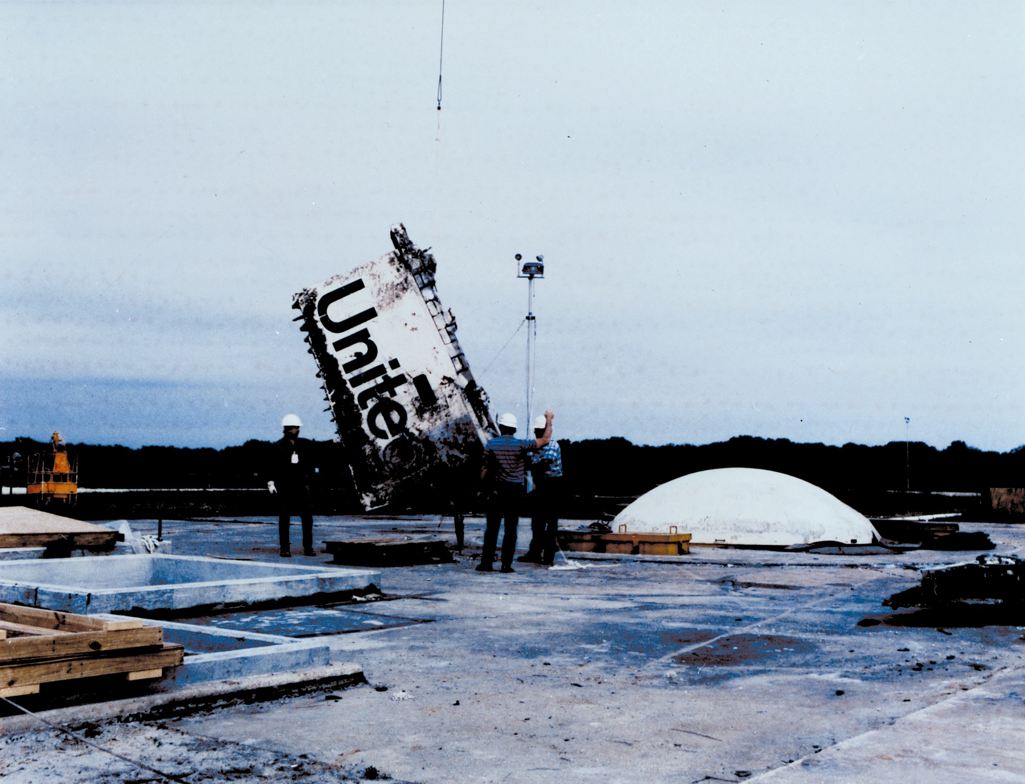 On January 28, 1986, the Space Shuttle Challenger and her seven-member crew were lost when a ruptured O-ring in the right Solid Rocket Booster caused an explosion soon after launch. After investigators concluded their report on the accident, the debris was moved from Kennedy Space Center's Complex 39 to permanent storage in two secure abandoned Minuteman Missile silos at Complex 31 on the Cape Canaveral Air Force Station.