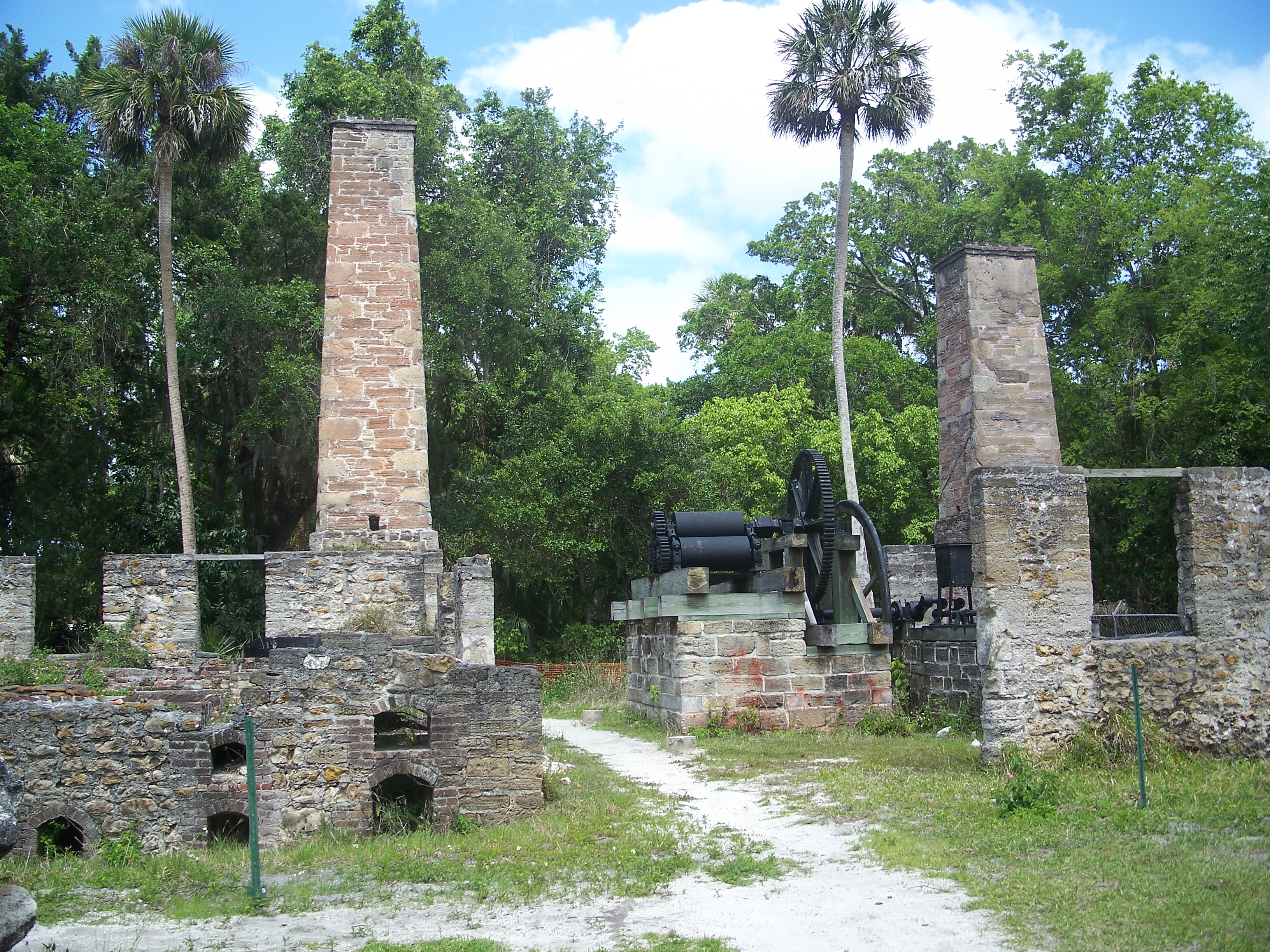 Dunlawton Plantation and Sugar Mill, in Port Orange, Florida