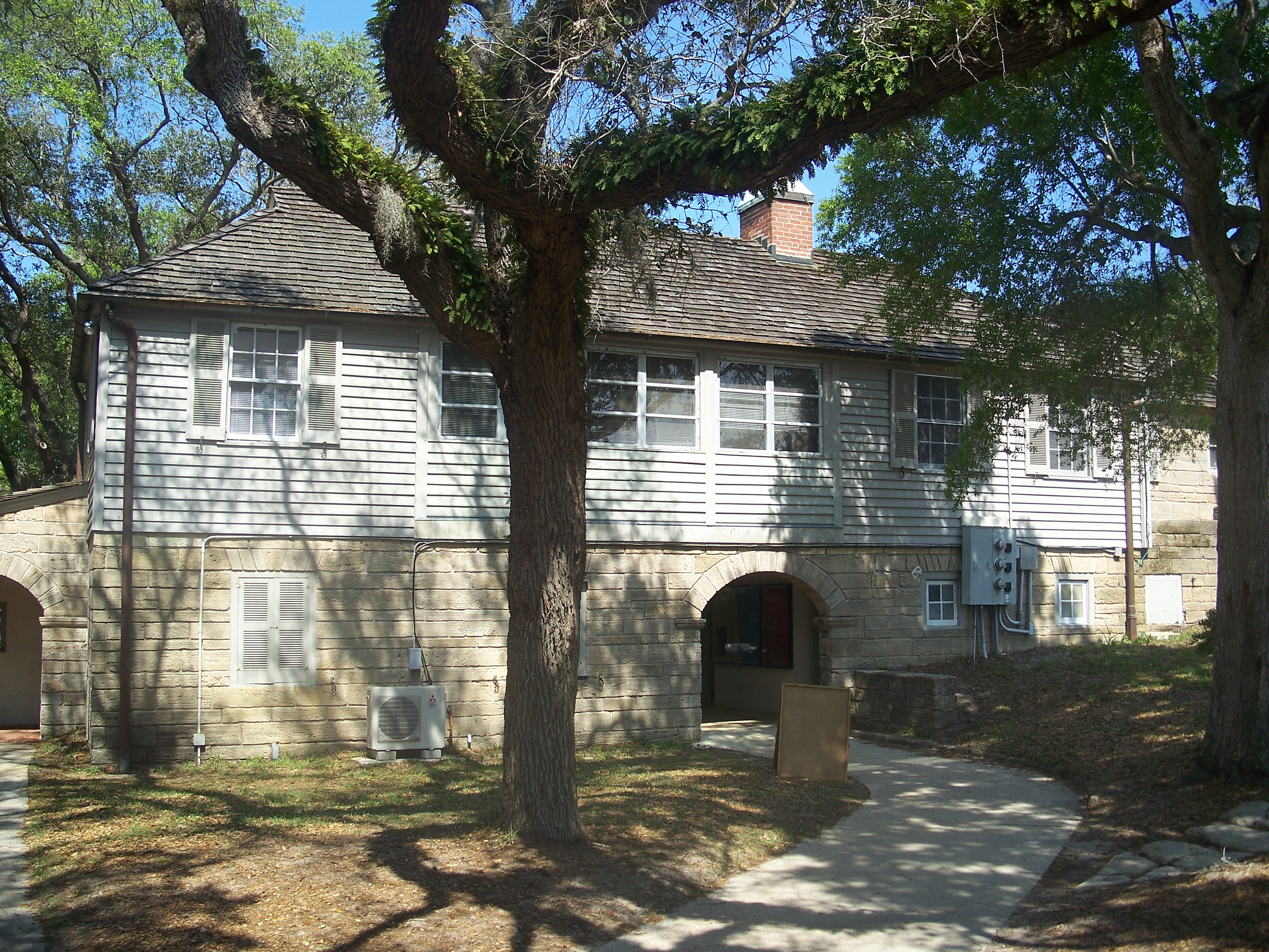 Visitor center at Fort Matanzas, near Crescent Beach, Florida