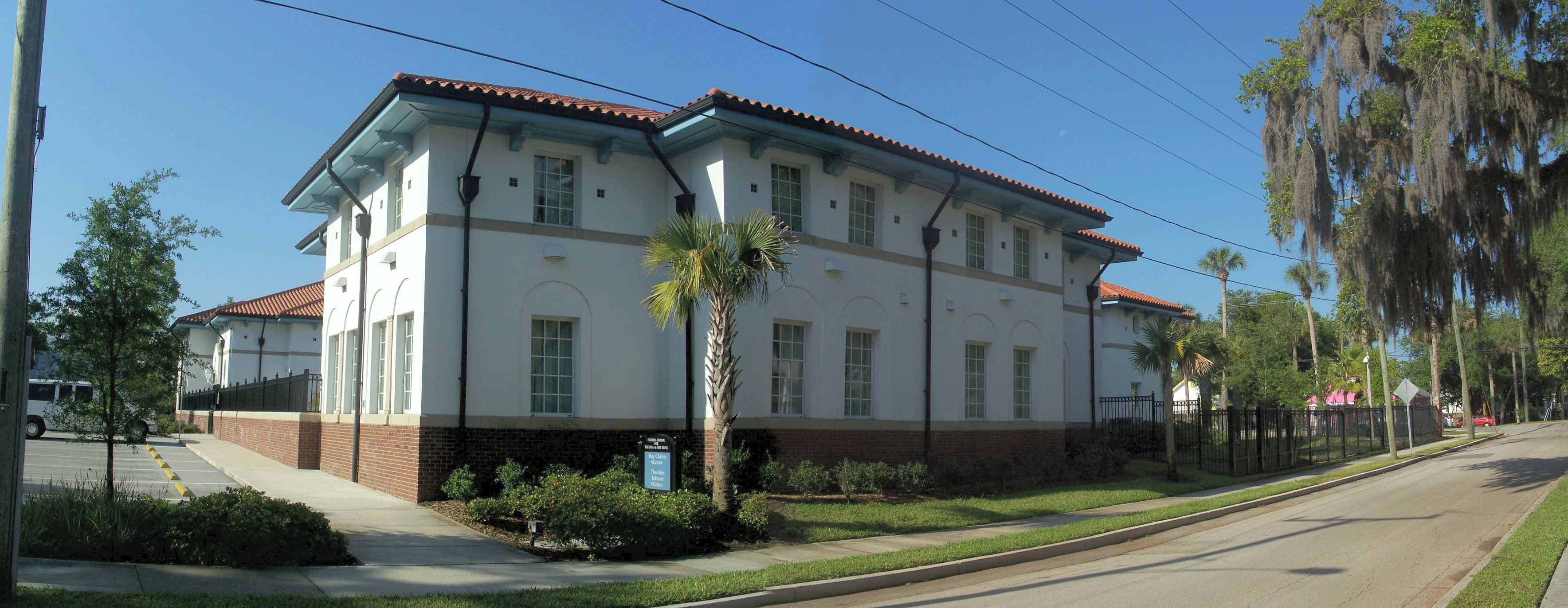 St. Augustine, Florida: Florida School for the Deaf and Blind.

Panoramic view of the Ray Charles Center and the Theodore Johnson Center.