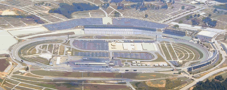 A picture of Atlanta Motor Speedway that I took in mid 2006 from my own Epic Victory.