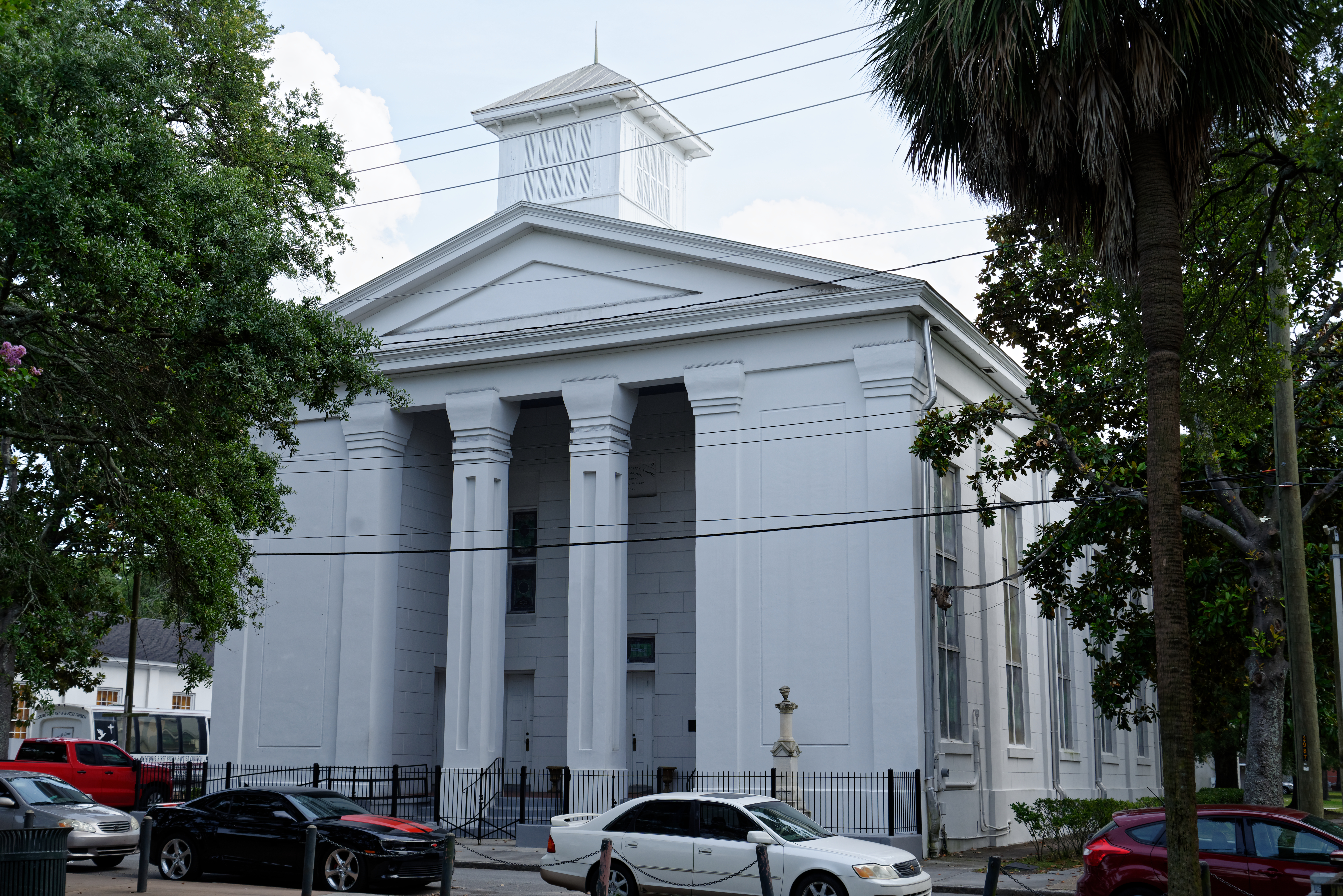 The First Bryan Baptist Church in Savannah, Georgia, US