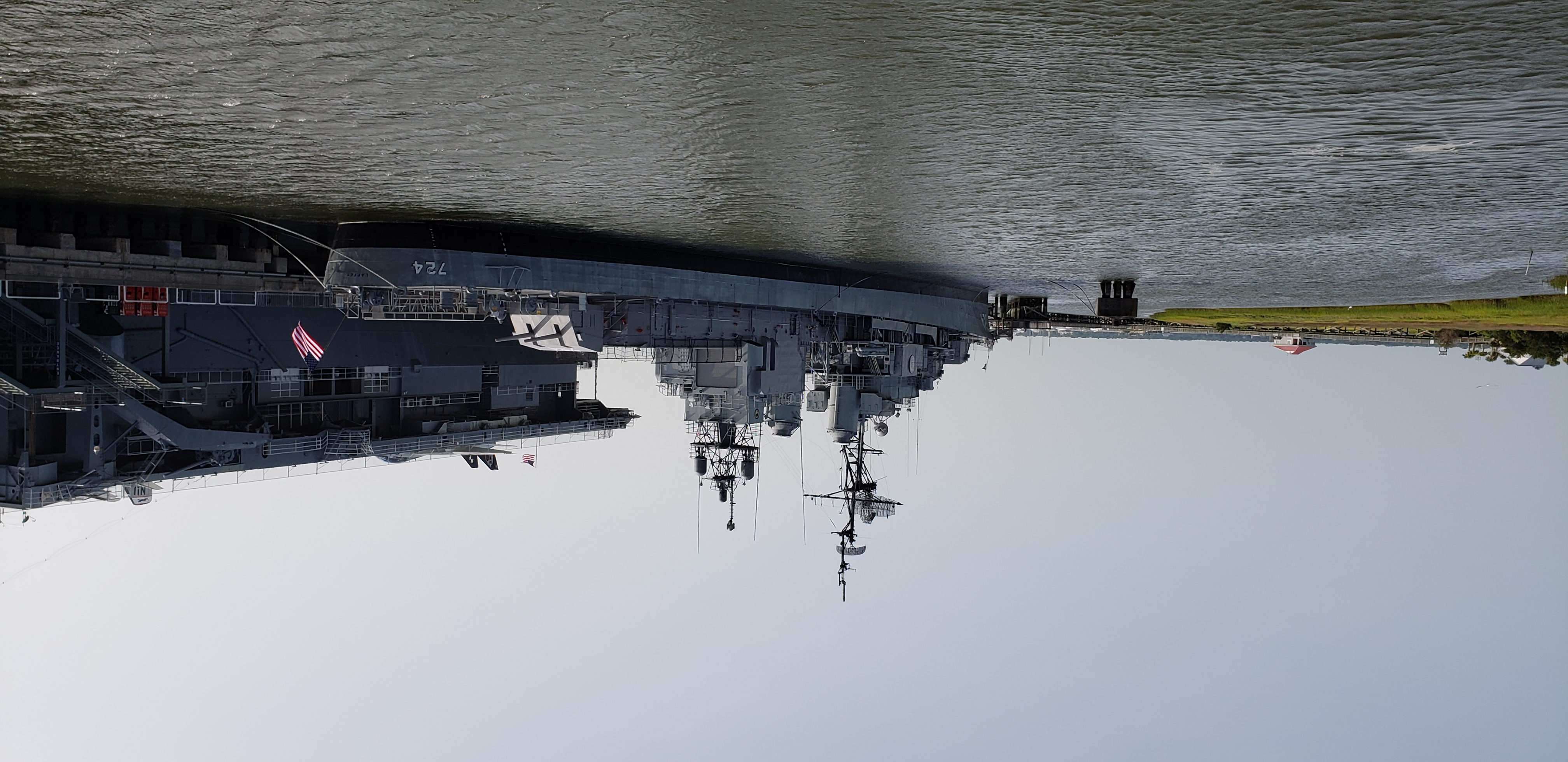 Photo of the USS Laffey (DD-724) at the Patriots Point Naval & Maritime Museum on June 24, 2019.