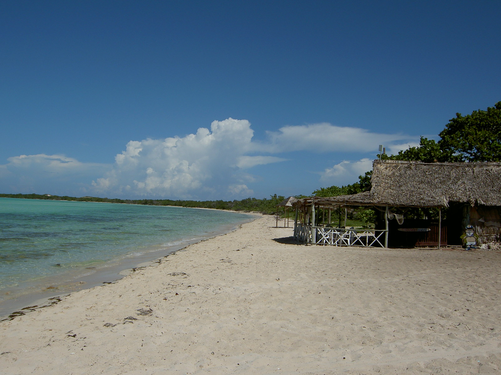 Beach on Cayo Coco island, Cuba