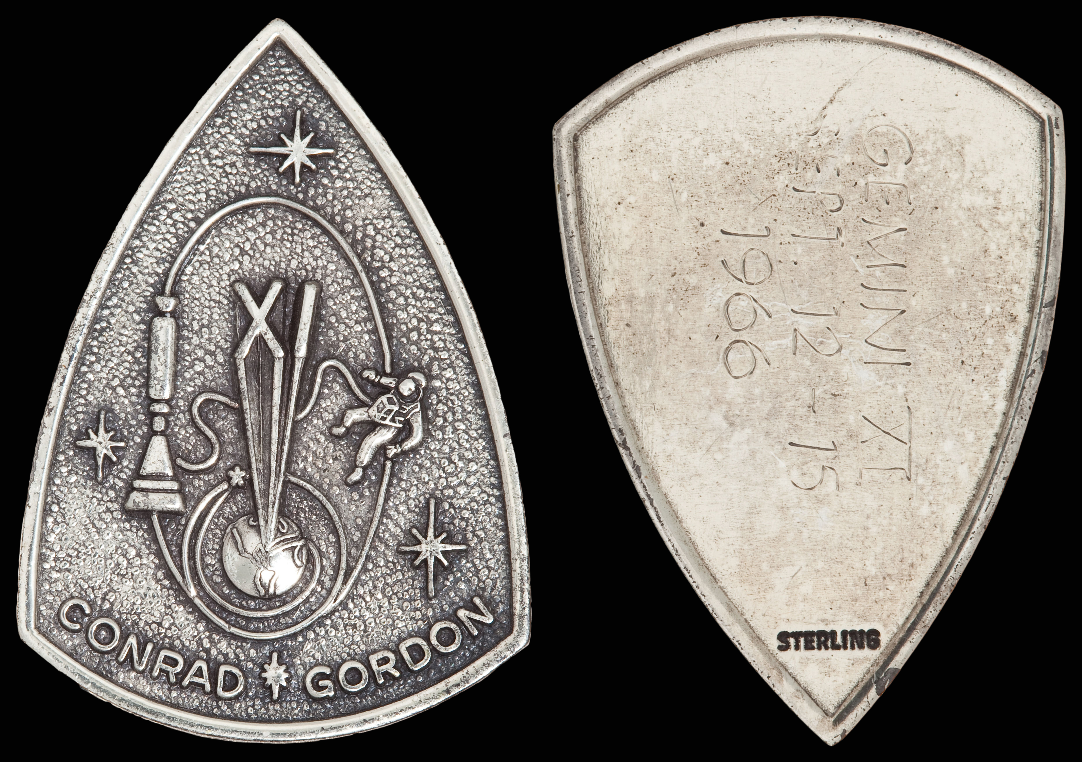 Gemini 11 Flown Sterling Silver Fliteline Medallion(6052-41050)