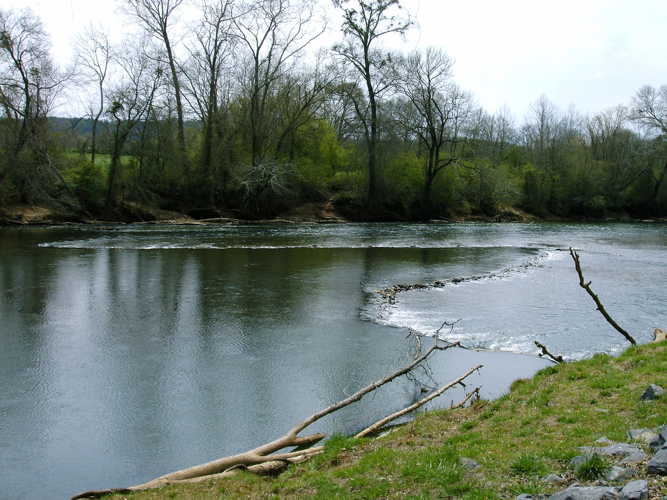 Fish trap on Etowah River