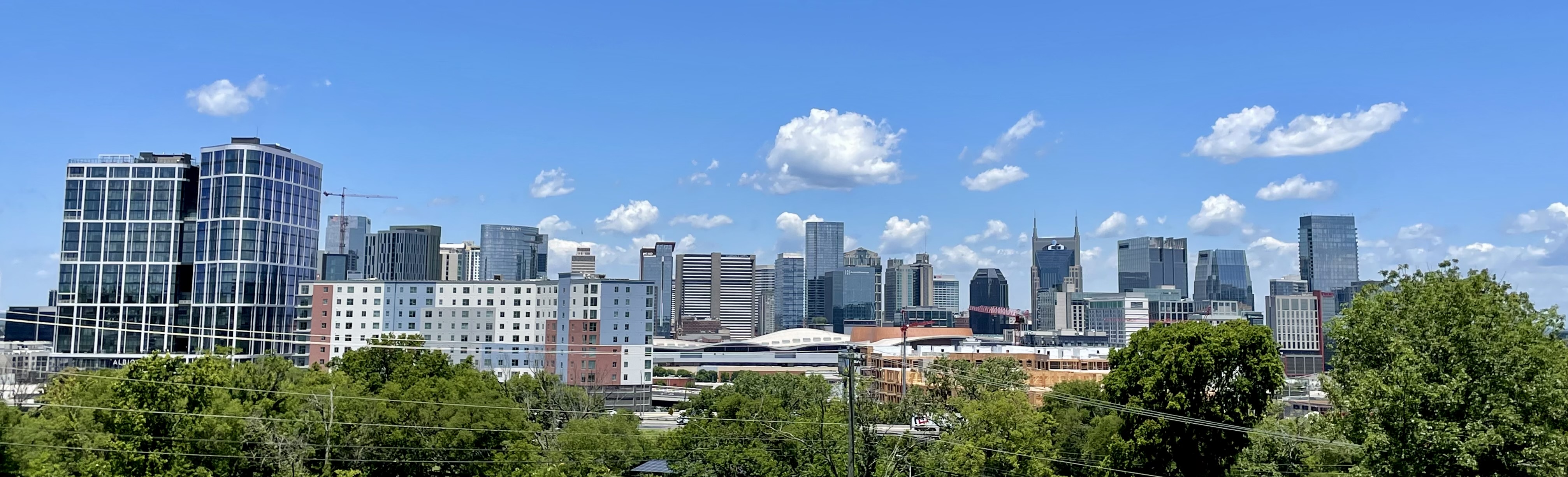 Nashville Skyline from Ft Negly 2024