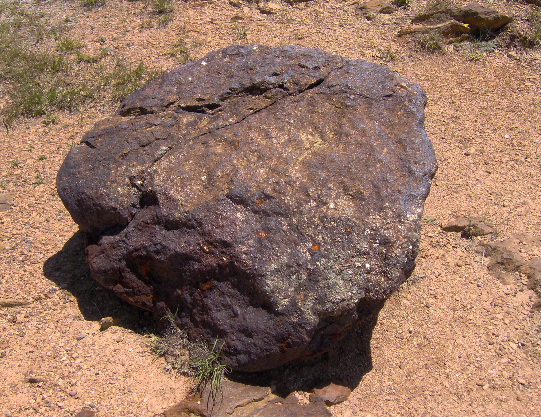 Copper ore at the Ducktown Basin Museum in Ducktown, Tennessee, in the southeastern United States.
