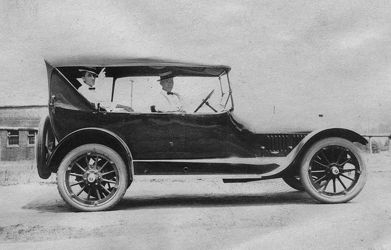 Dan Beacham of Honea Path in an expensive car.