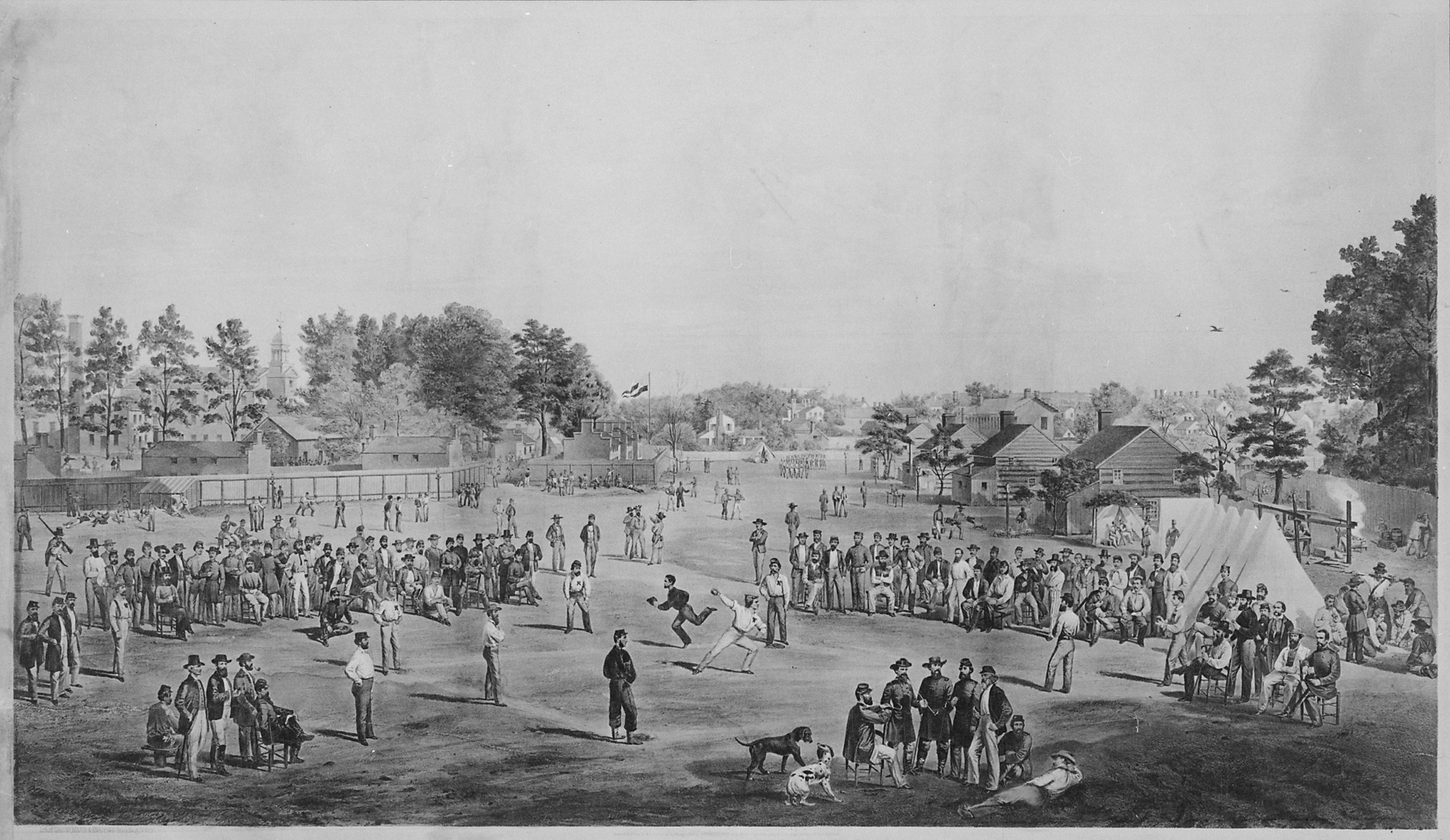 General notes:  Lithograph of a drawing by Maj. Otto Boetticher