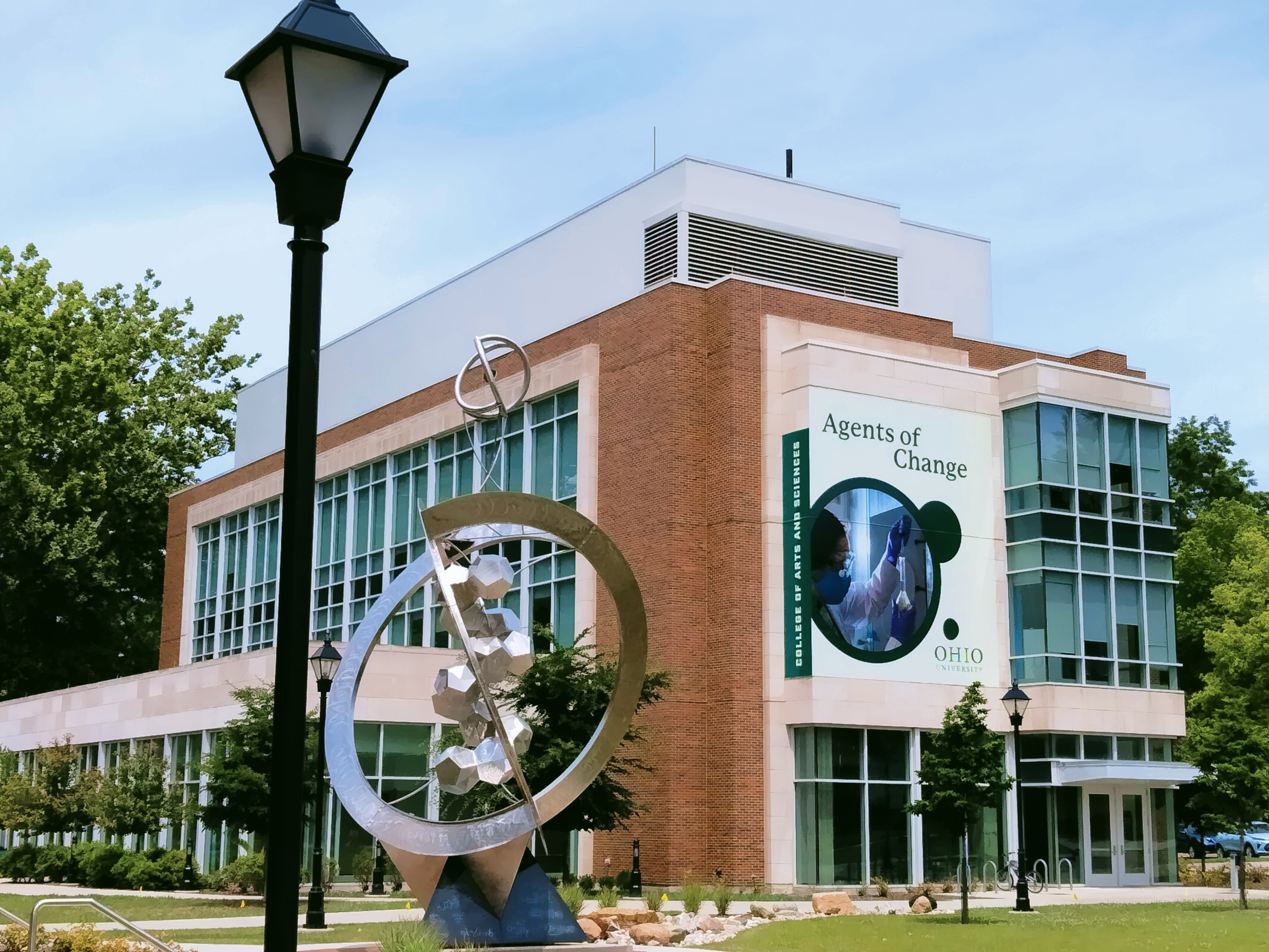 The Chemistry Building of Ohio University was completed 2020