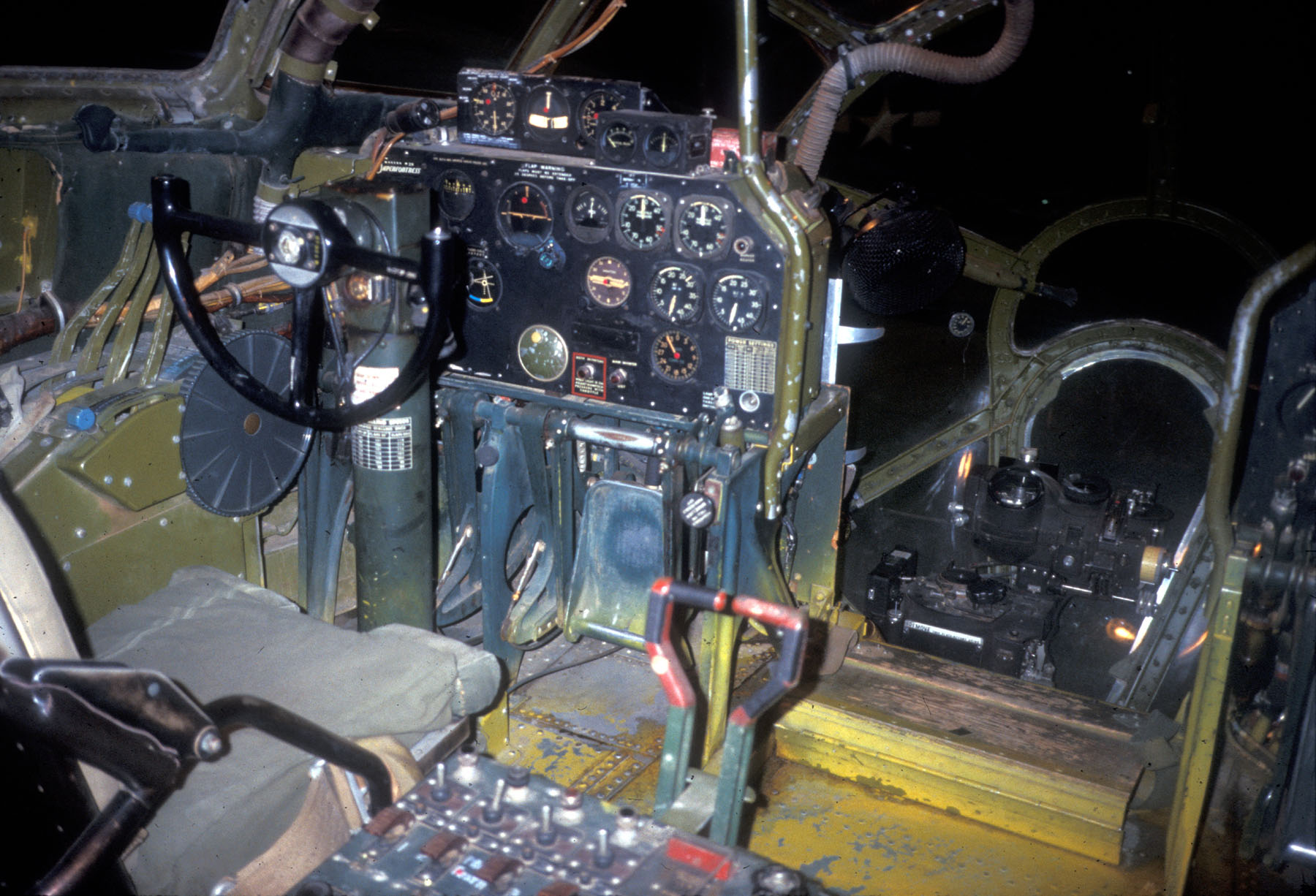 Boeing B-29 Bockscar cockpit