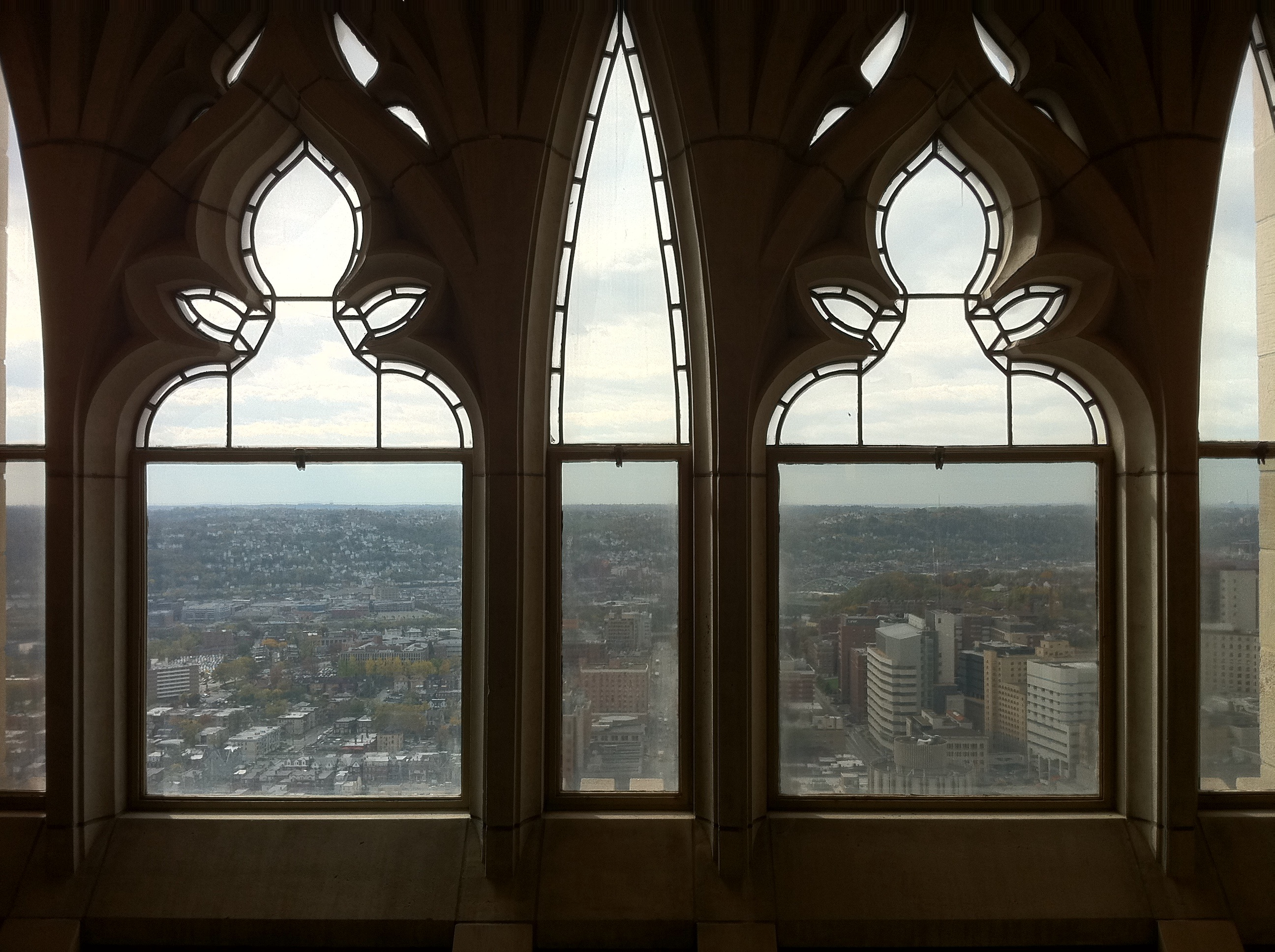 View from the top of the Cathedral of Learning 






This is an image of a place or building that is listed on the National Register of Historic Places in the United States of America. Its reference number is 75001608 (Wikidata).
