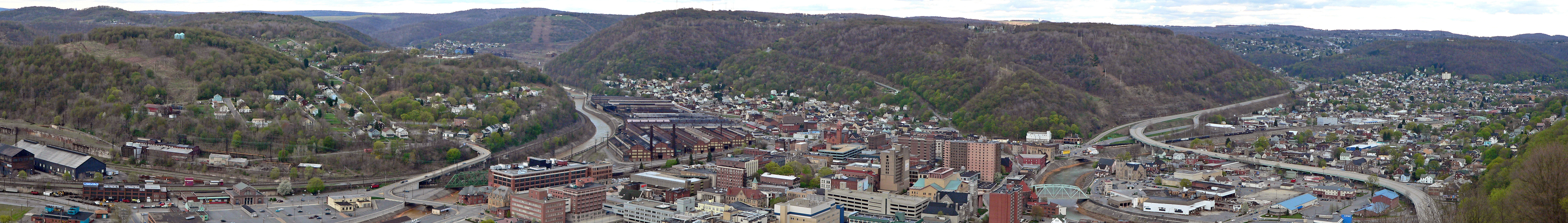 Panorama of Johnstown, Pennsylvania