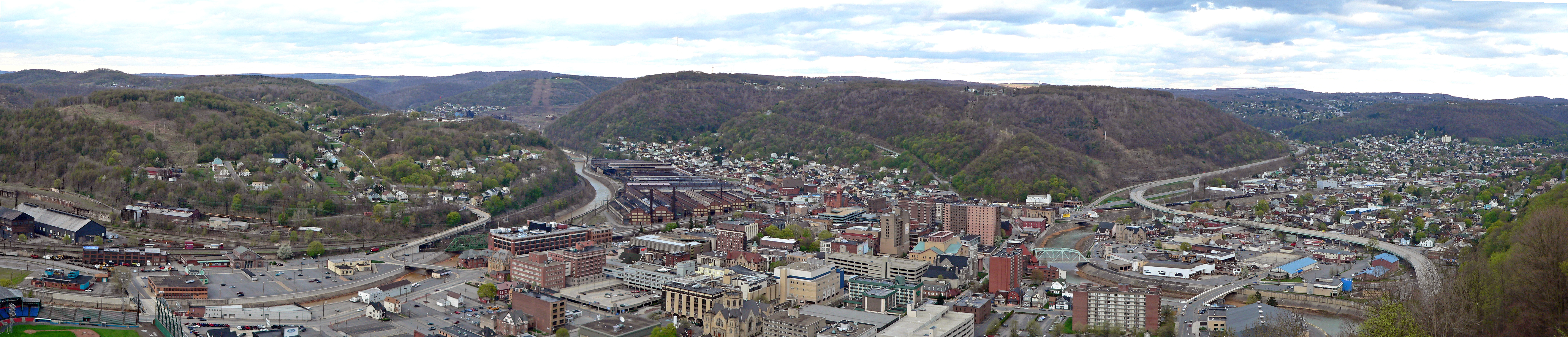 Panorama of Johnstown, Pennsylvania