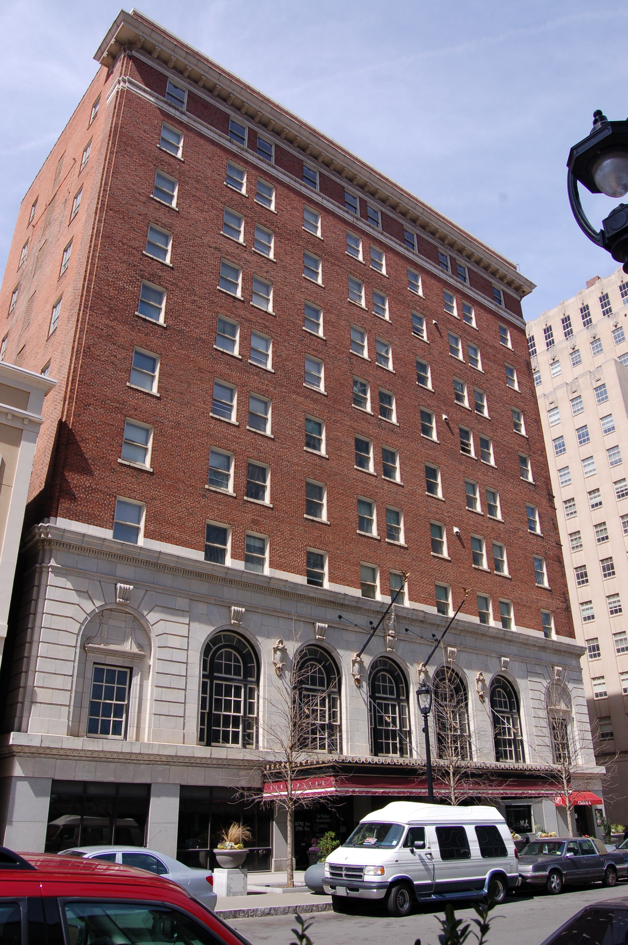 The Sir Walter Raleigh hotel in downtown Raleigh, North Carolina