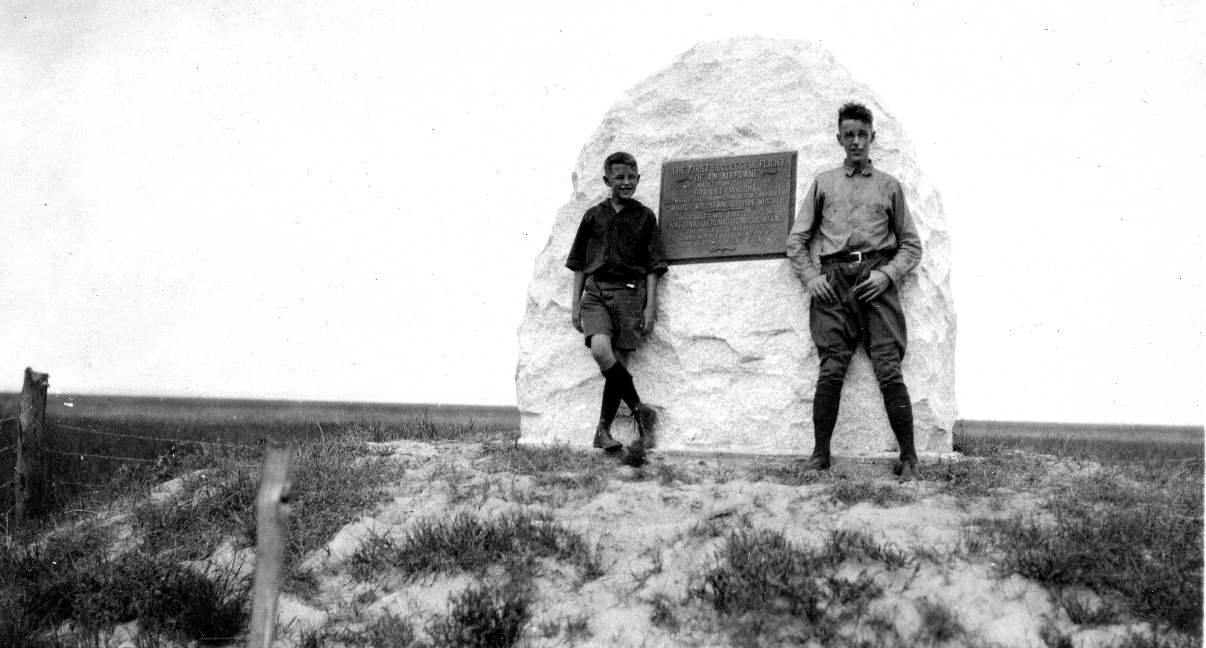 Wright Brothers National Memorial, 1929.jpg