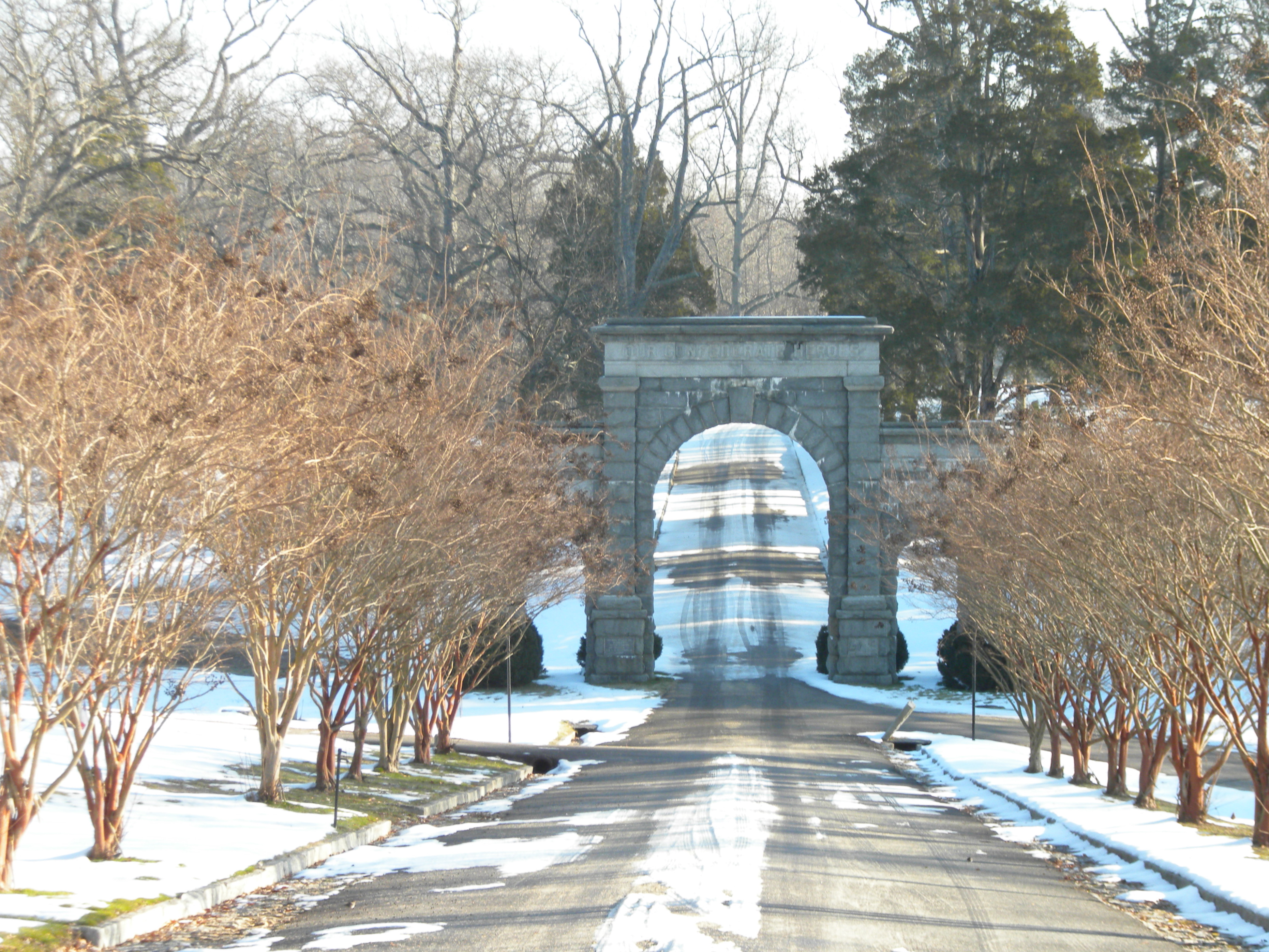 Blanford Cemetery in Petersburg, VA.  On NRHP. I donate this photo to the public domain.