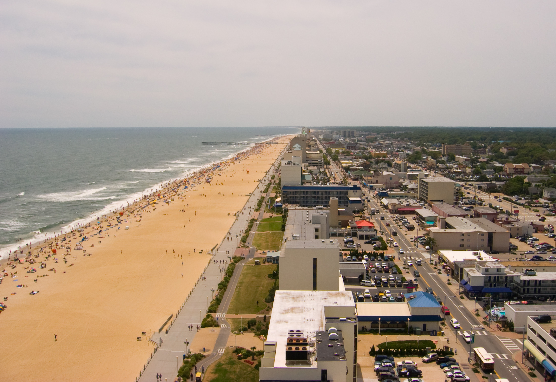 Southern stretch of Virginia Beach