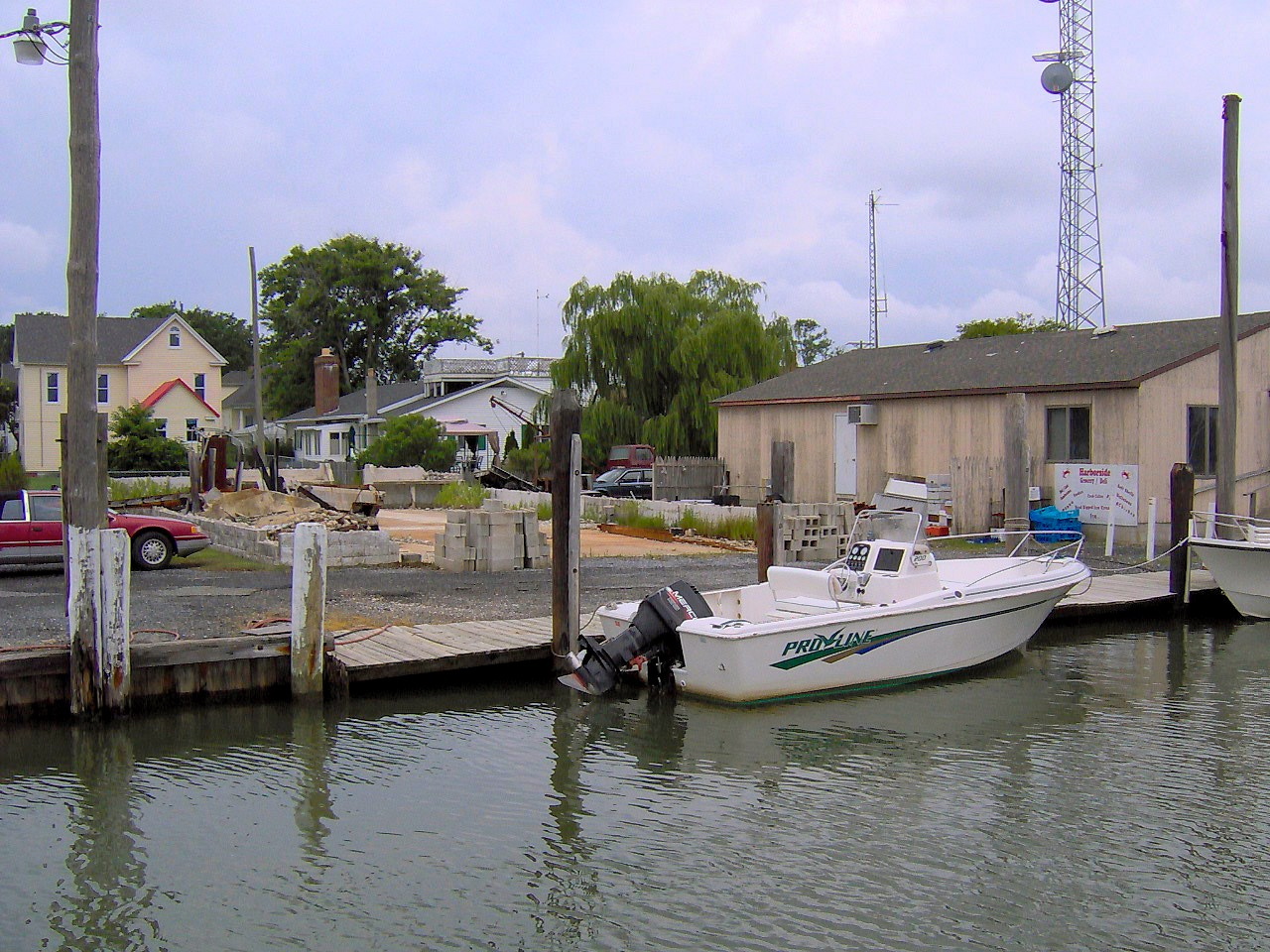 Main dock at the town of Ewell.