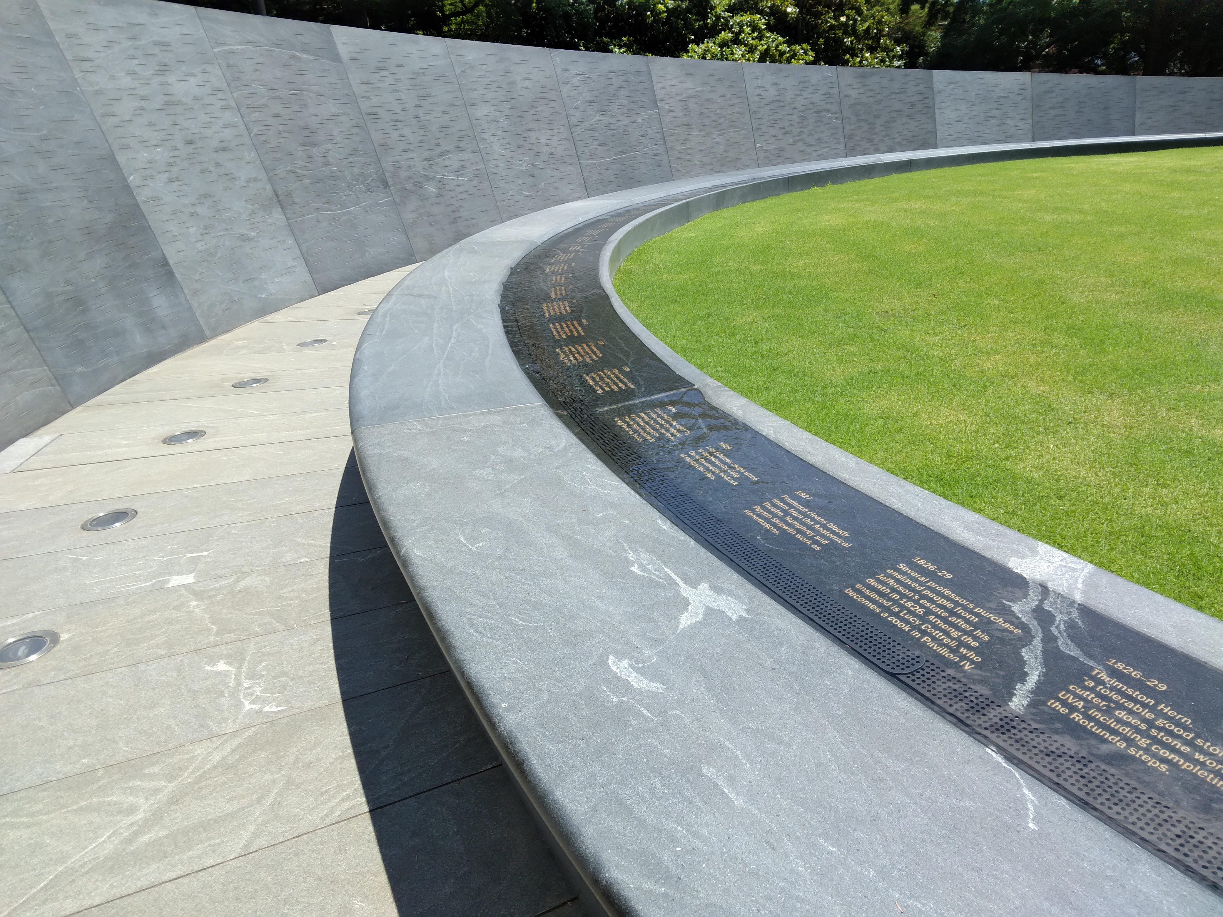 Memorial to Enslaved Laborers who built and worked at the University of Virginia, in Charlottesville, Virginia.
Designed by Howeler + Yoon

Dedicated: 2021