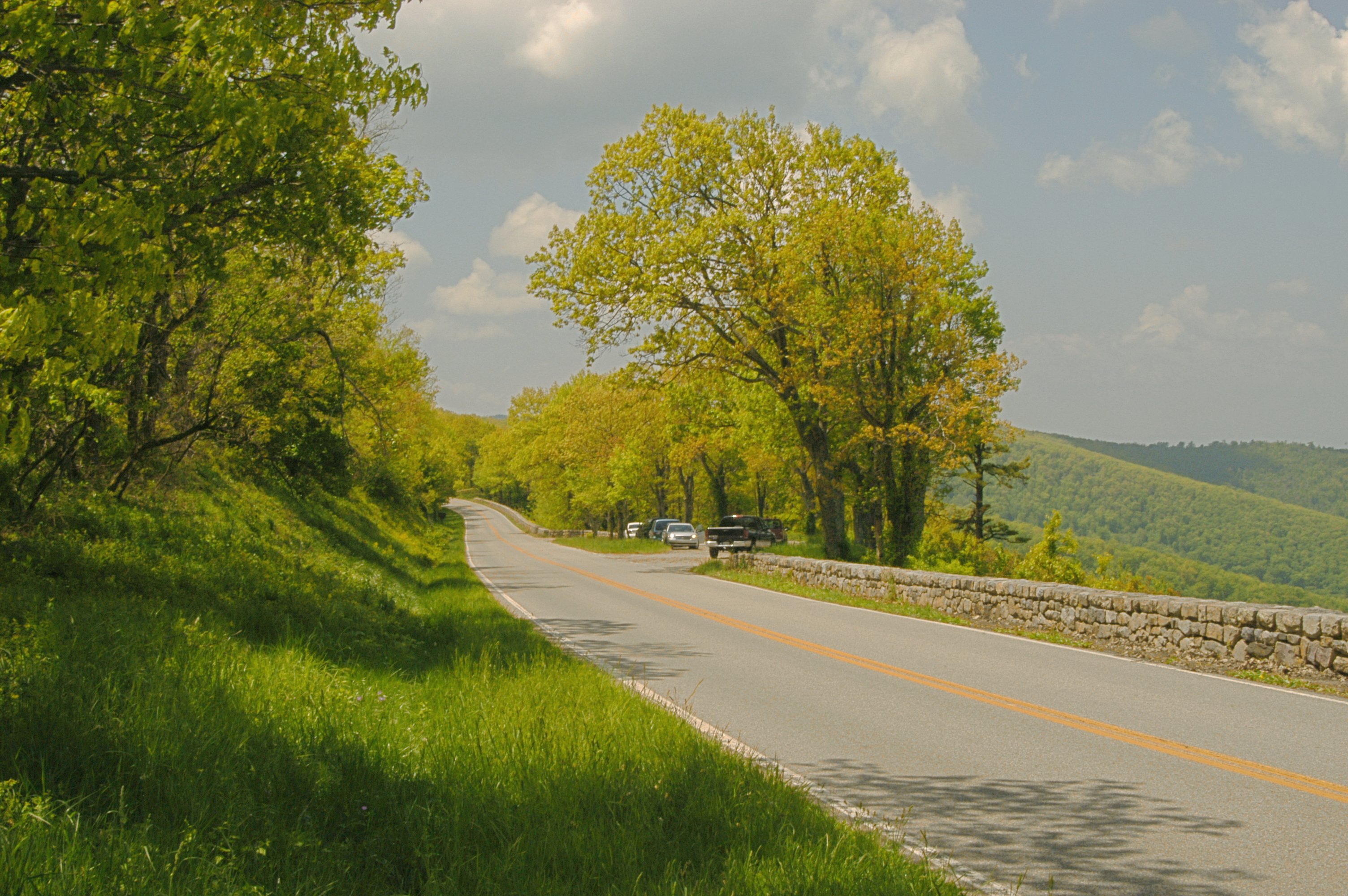 Skyline Drive in Shenandoah National Park, VA