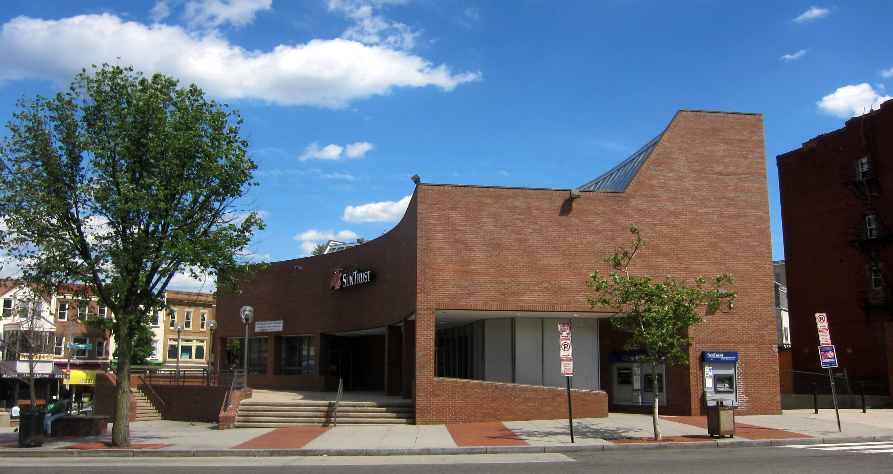 A SunTrust branch located at 1800 Columbia Road, N.W., in the Adams Morgan neighborhood of Washington, D.C.  The site is the former location of the Knickerbocker Theatre, which collapsed on January 28, 1922, during the Knickerbocker Storm.