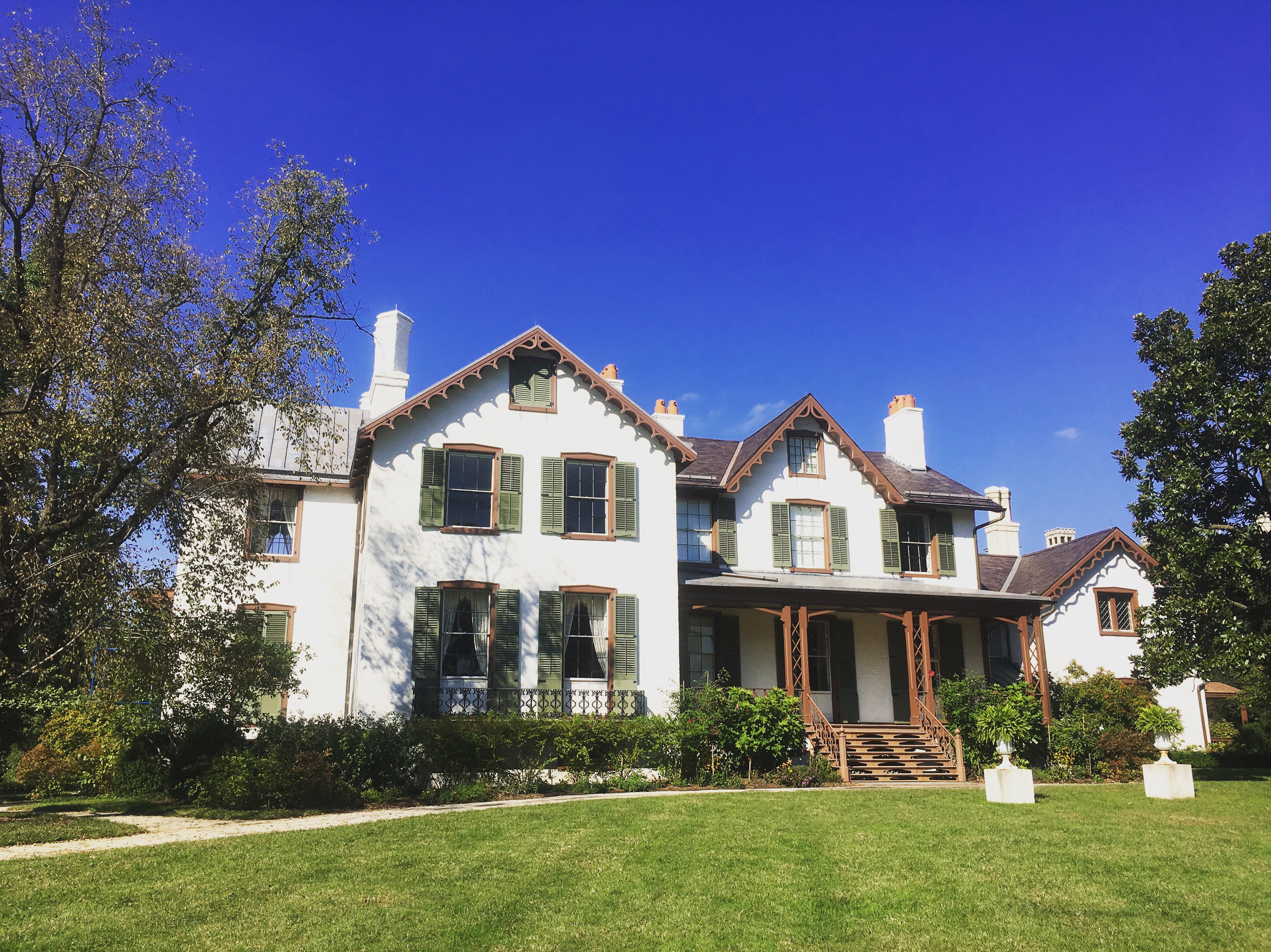 Rear entrance to the Lincoln Cottage, September 2018