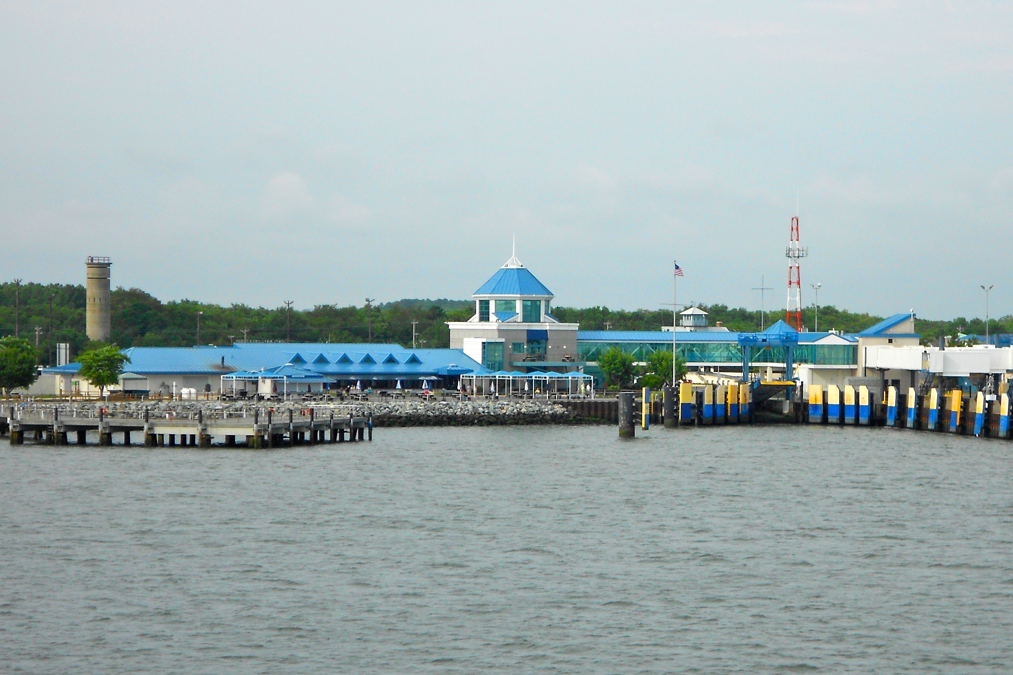 The port in Lewes, Delaware. Eastern end of the Cape May-Lewes Ferry