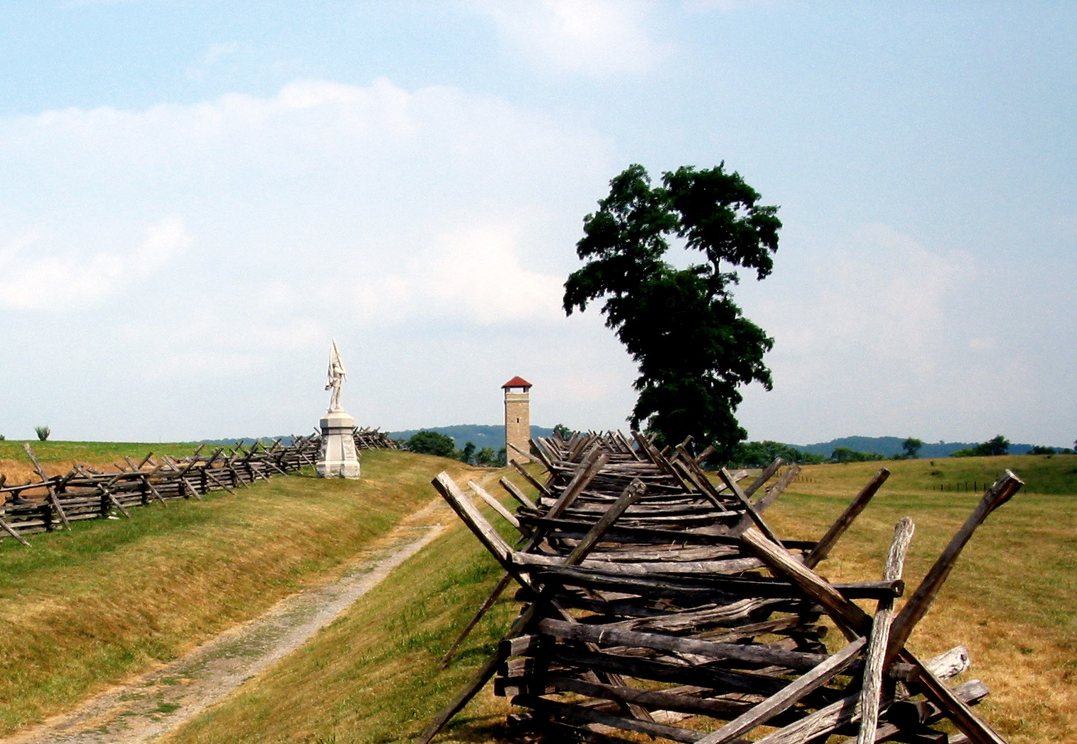 Bloody Lane at Antietam National Battlefield, Sharpsburg.
