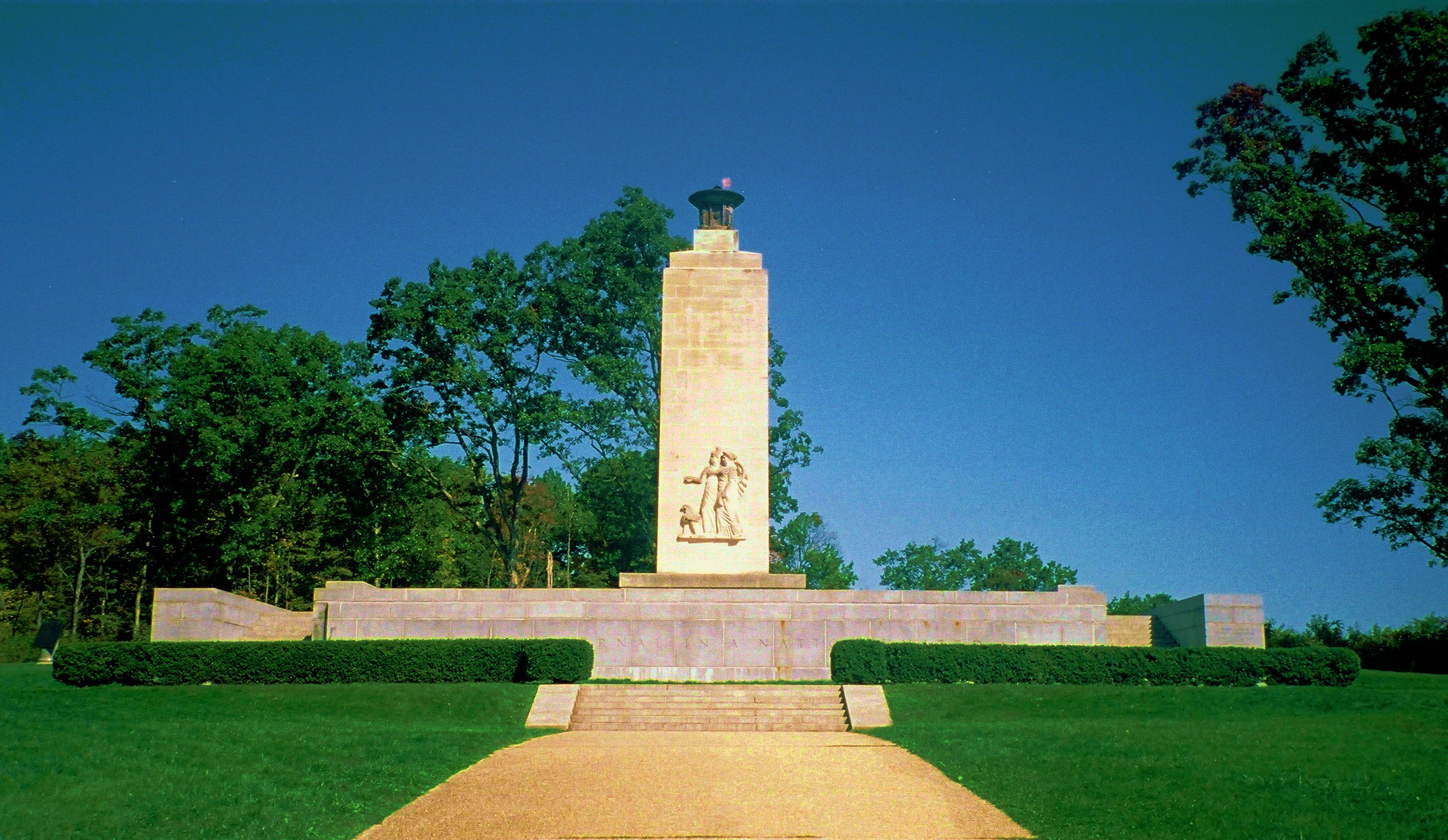 Eternal Light Peace Memorial in Gettysburg, Pennsylvania, USA