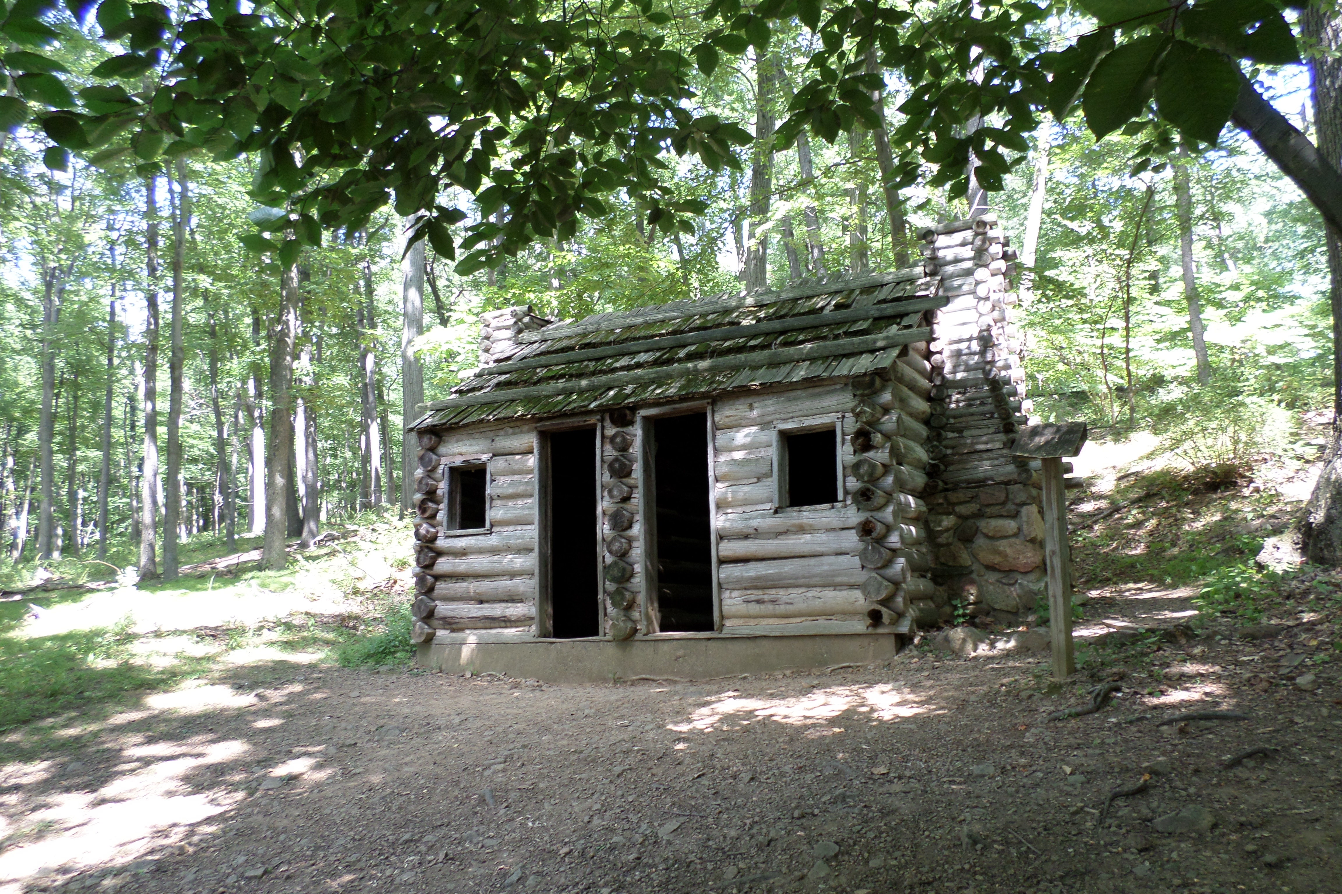 Hut at Jockey Hollow, Morristown National Historical Park (July 2015)