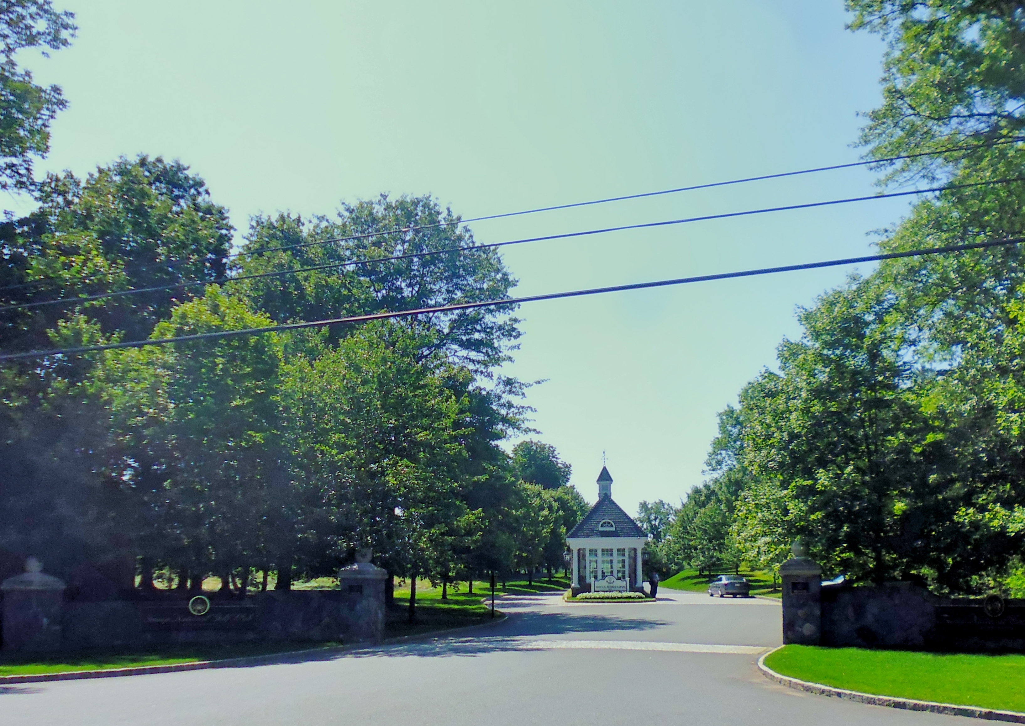 Entrance to Trump National Golf Club, Bedminster, NJ
August 9, 2017