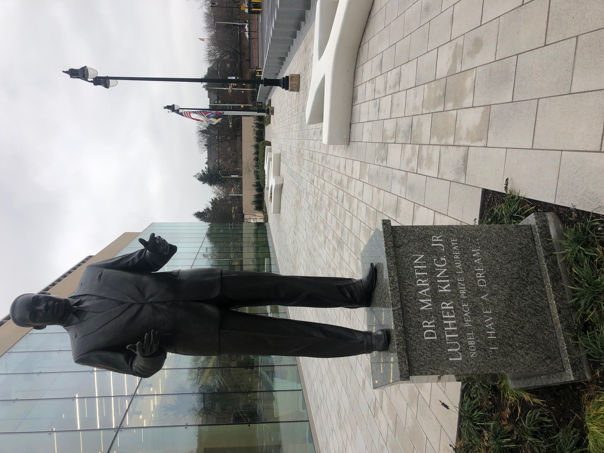 Statue of Martin Luther King Jr (2015) Essex County Courthouse Newark by Thomas Jay Warren