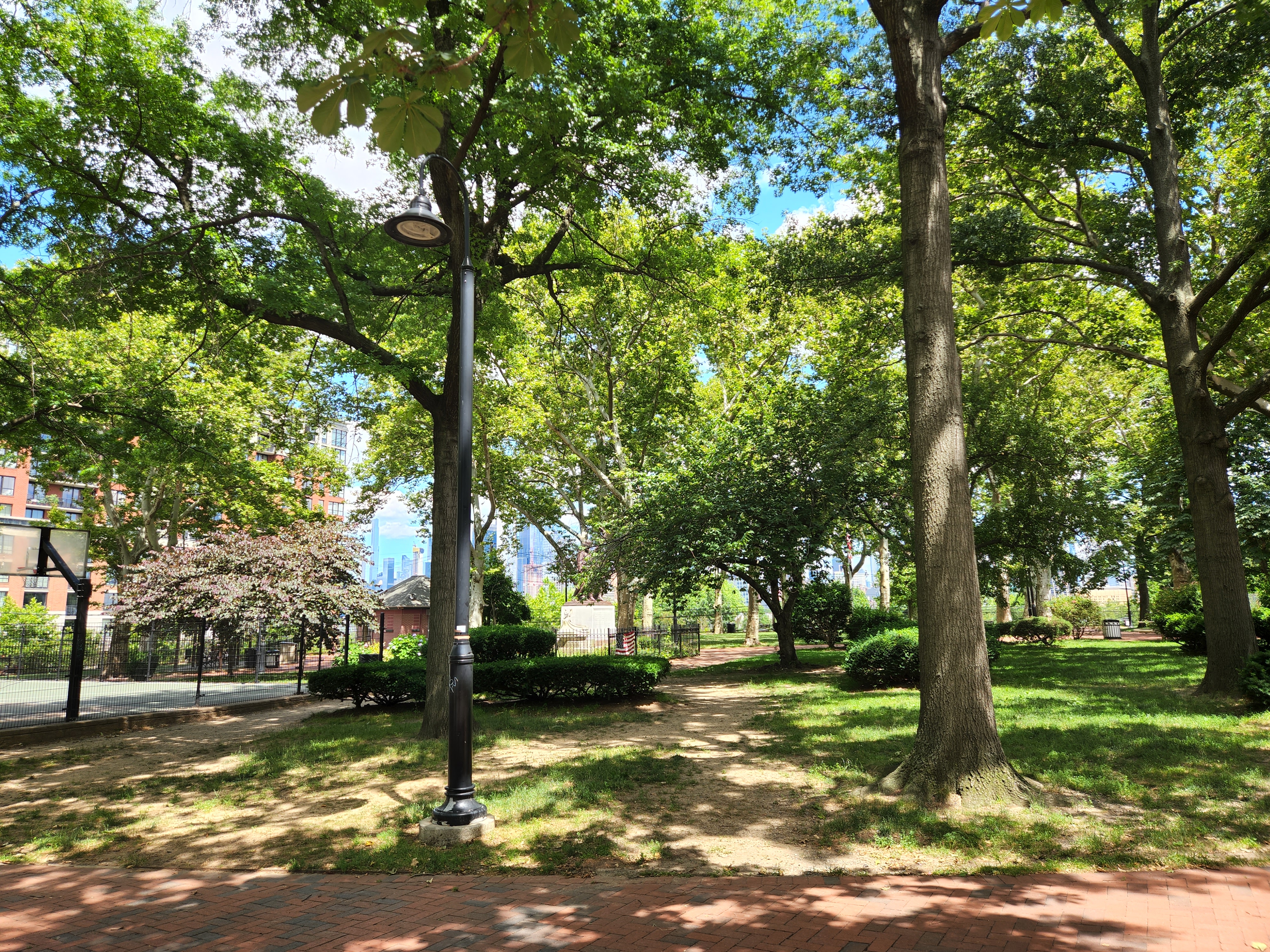 Elysian Park, Hoboken, New Jersey, the only remaining patch of parkland from where the Elysian Fields were situated in the 19th century.