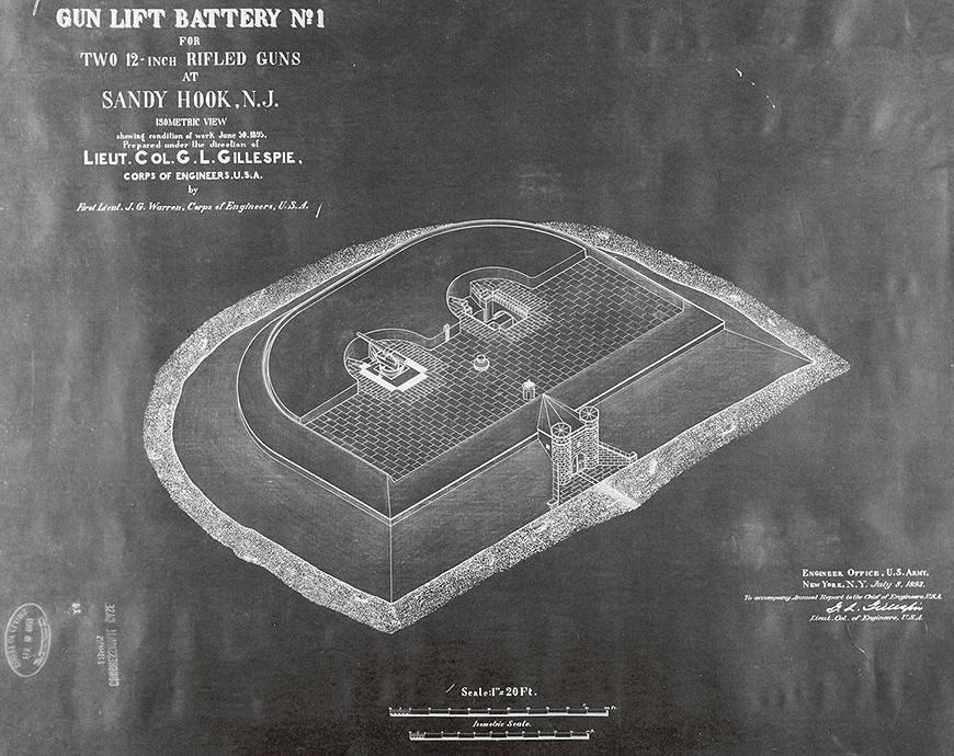 Battery Potter, Sandy Hook Proving Ground, Fort Hancock, New Jersey.