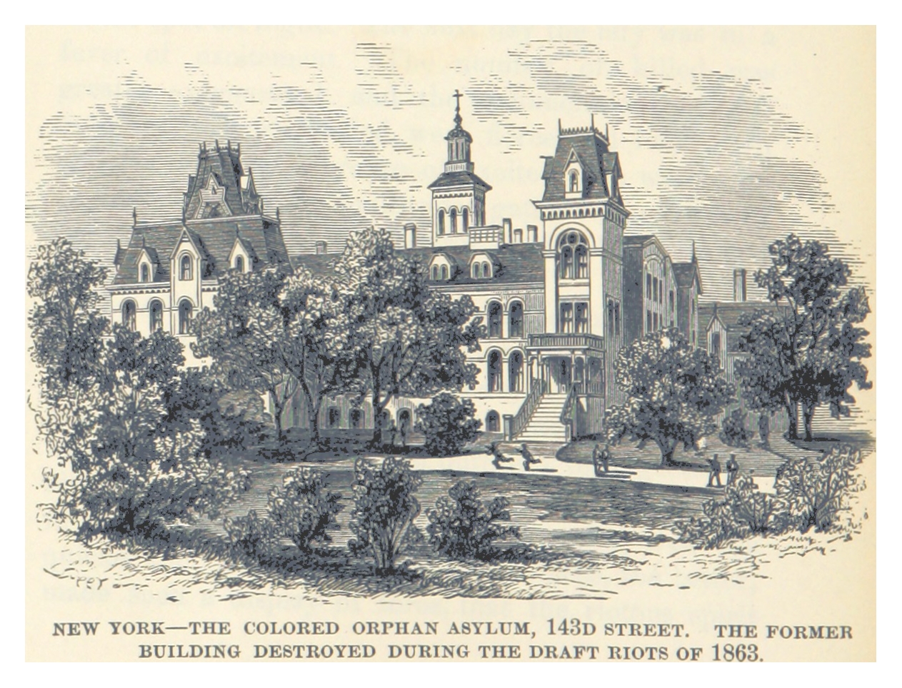 Colored Orphan Asylum at 8th Avenue &amp; 143 Street (1867–1907)