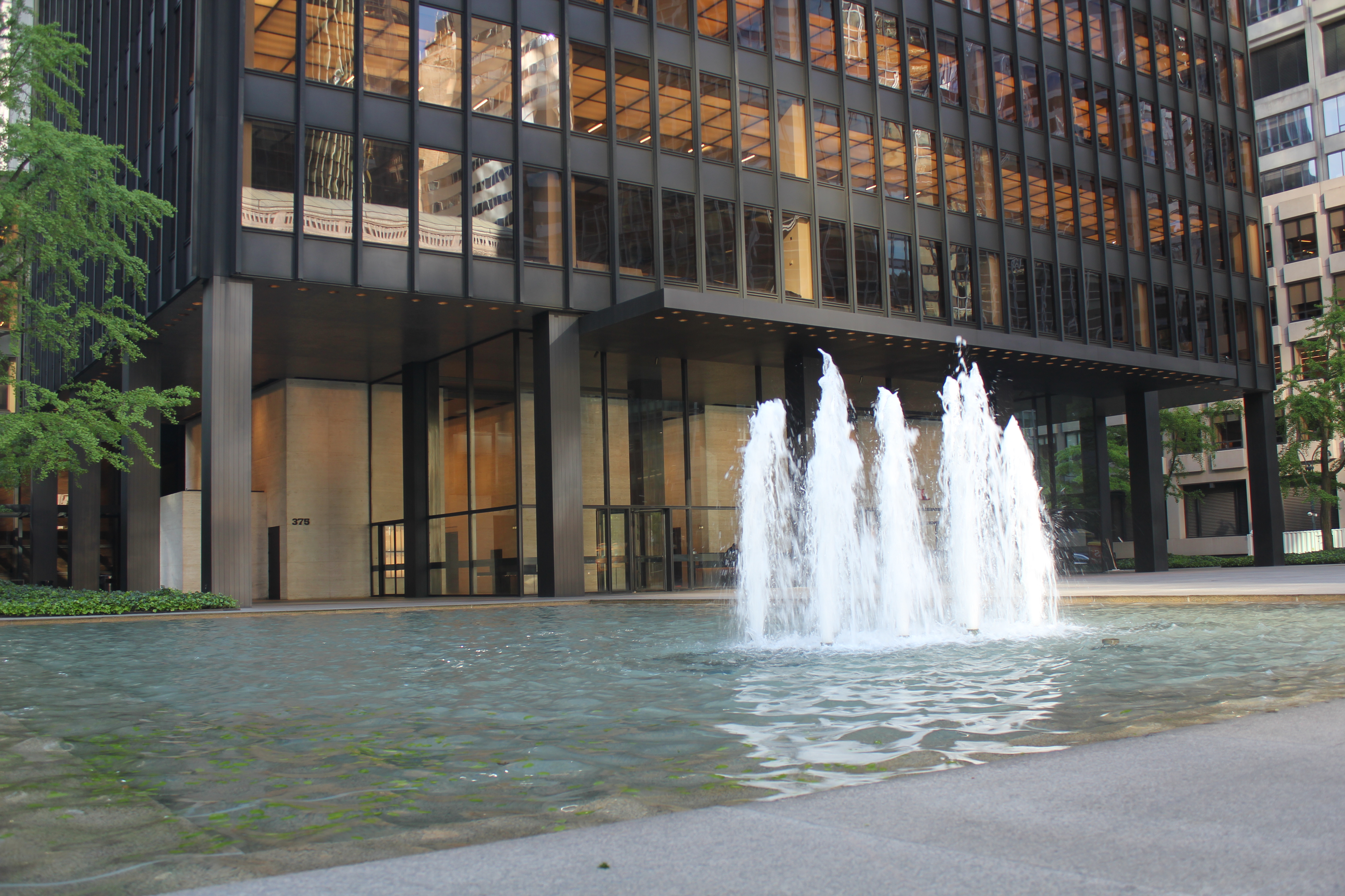 The Seagram Building at 375 Park Avenue in Manhattan, New York, seen in May 2022