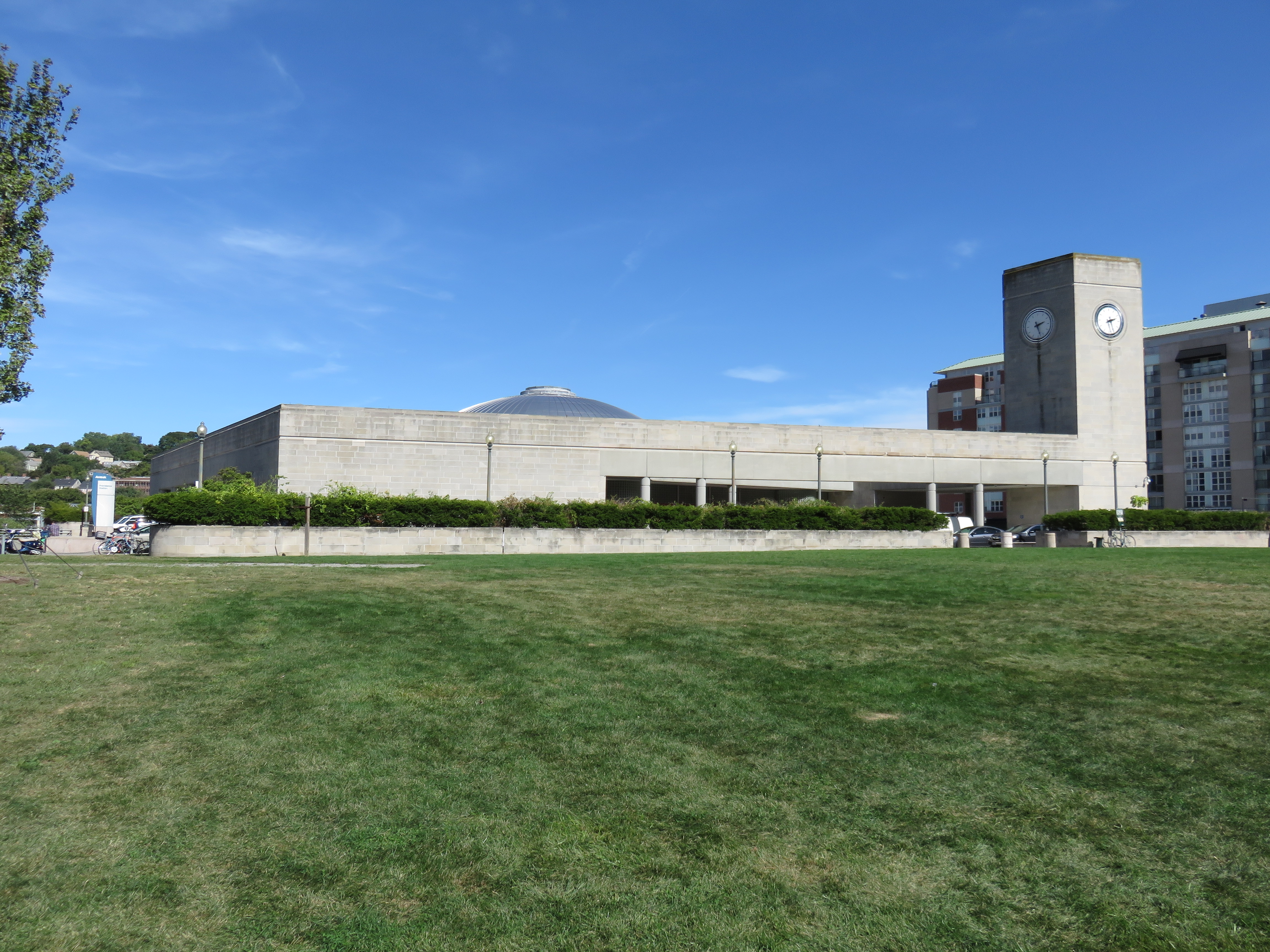Providence Railroad Station in Providence, Rhode Island from the southwest in 2015