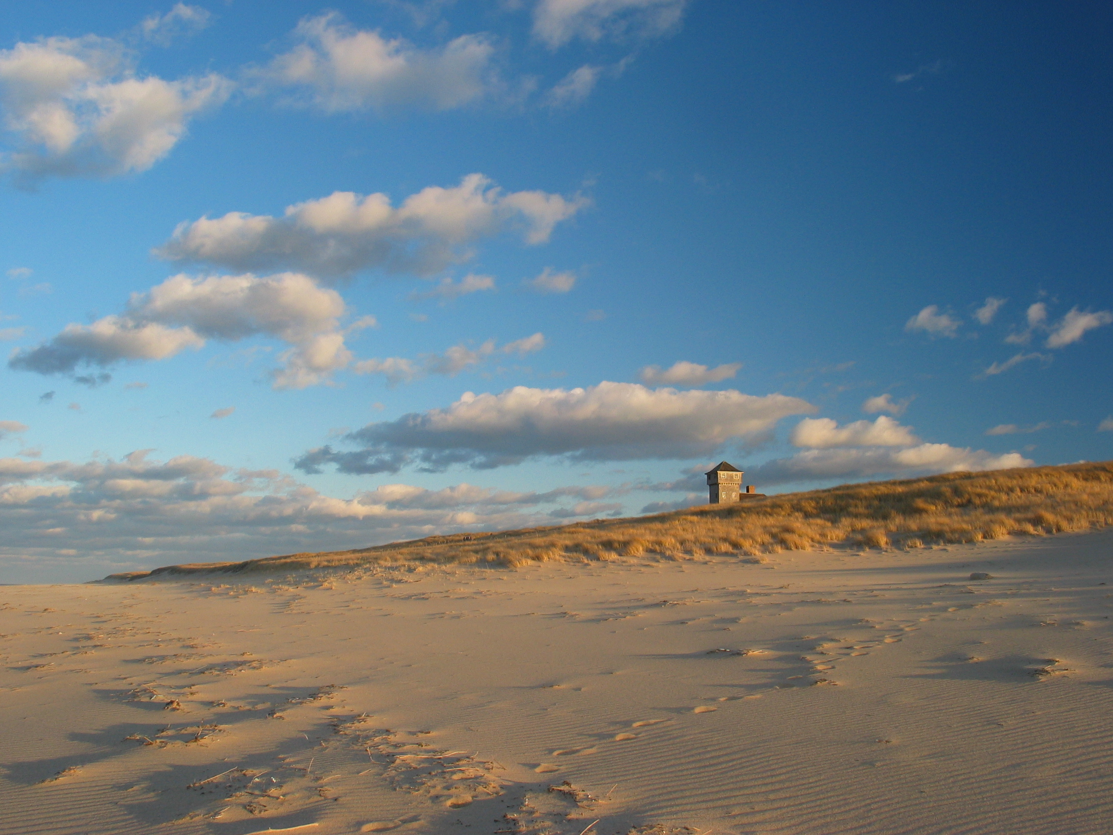 Cape Cod beach at sunset, Race Point Beach