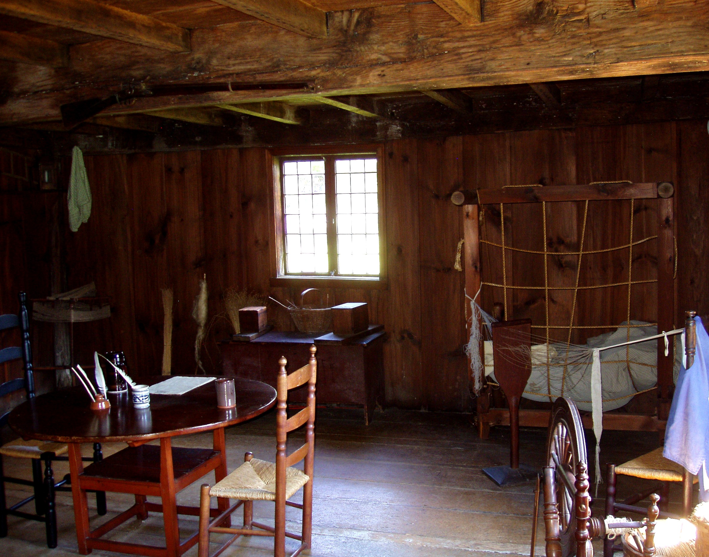 Rebecca Nurse Homestead - Danvers, Massachusetts (interior view).