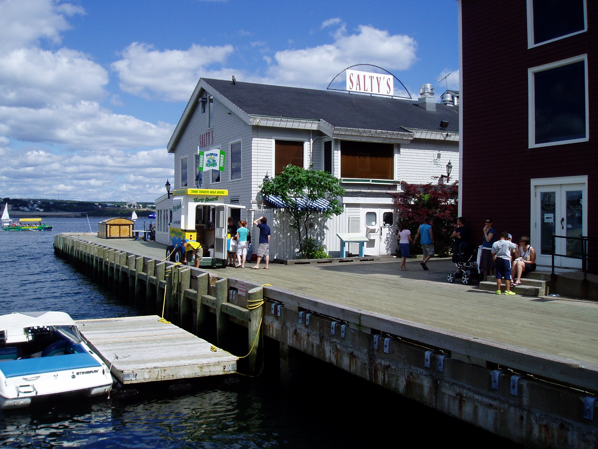The Halifax boardwalk. Taken by SimonP