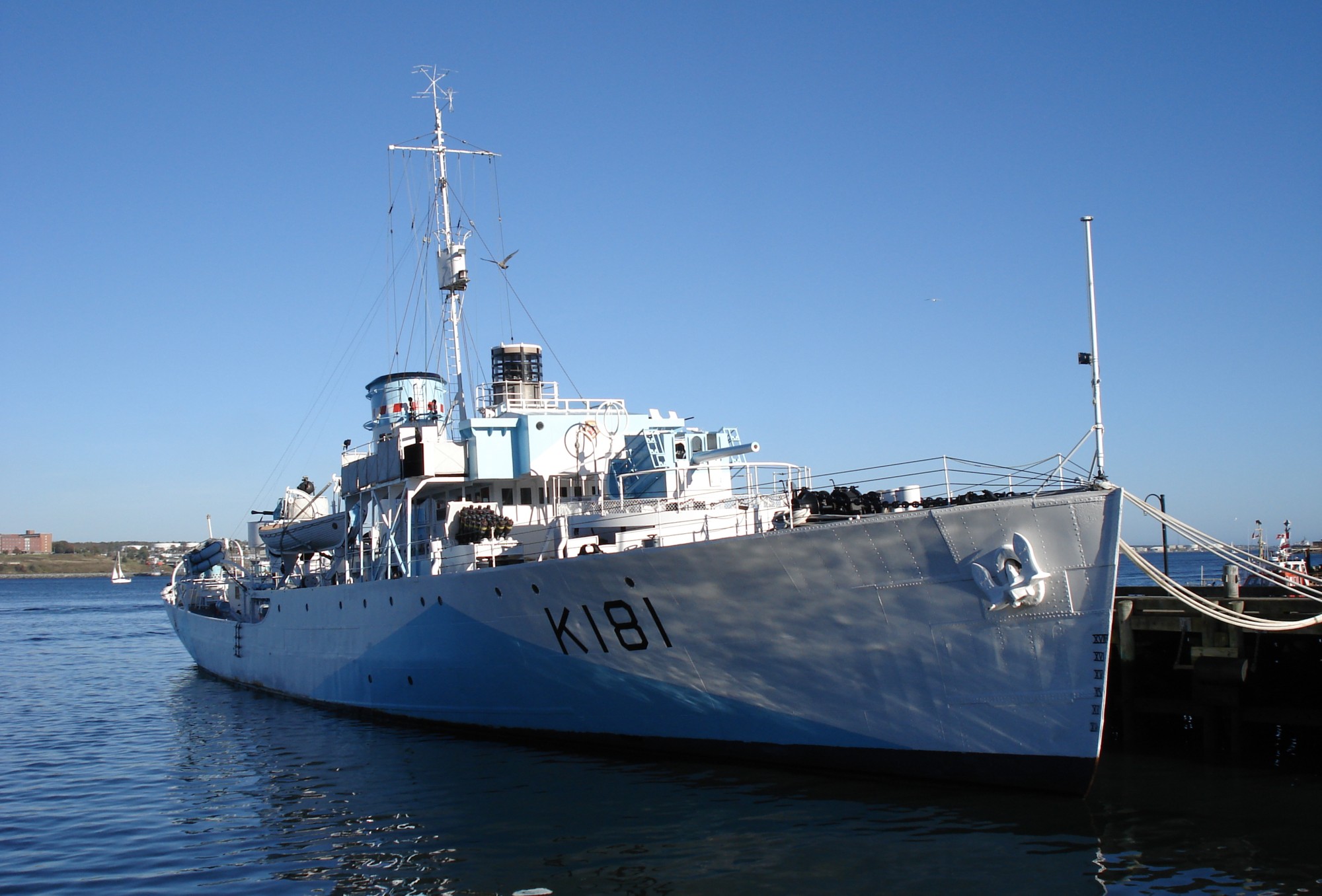 HMCS Sackville, Halifax Harbour. Picture taken en:October 9, en:2006 by Bryson109 (myself).