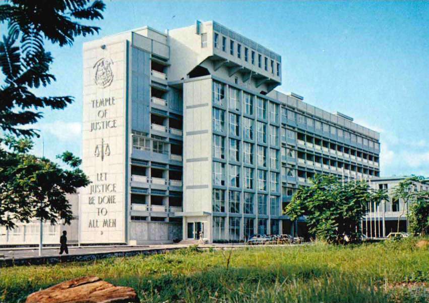 Temple of justice in Monrovia